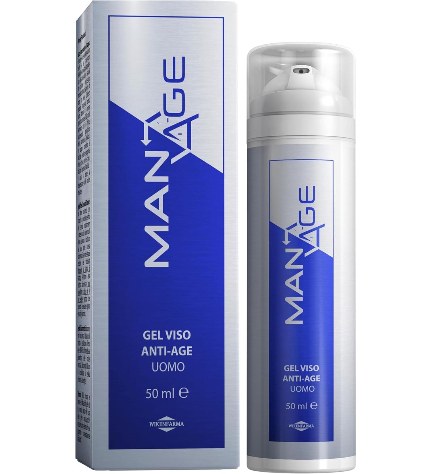  WIKENFARMA Men's Anti-Wrinkle Face Cream Anti-Aging Specifically for Men Dermatologically Tested Younger-Looking Hydrated and Firm Skin Toned Skin with Maximum Hydration Regenerating Effect - Buy Online on GoSupps.com