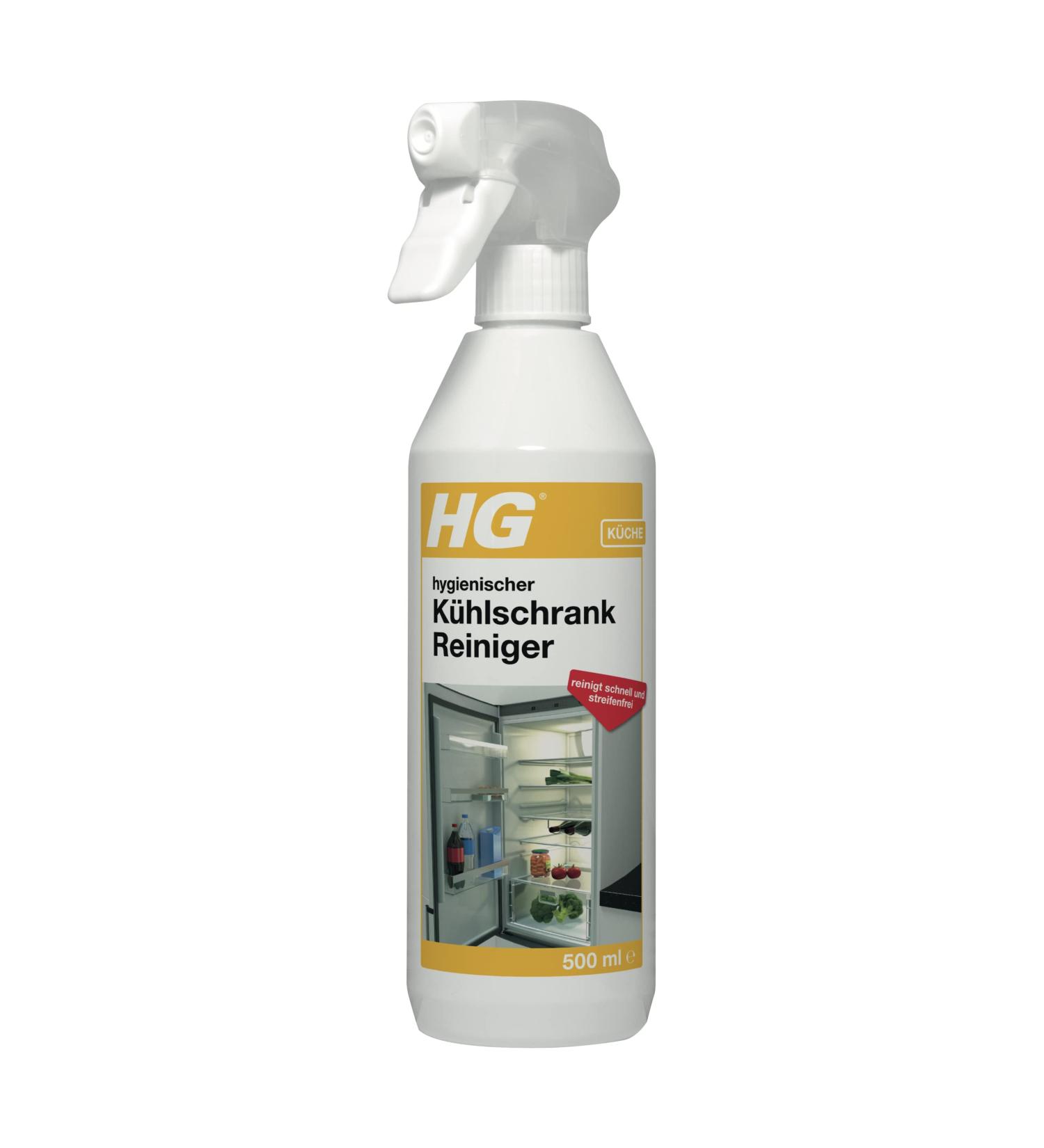 HG Hygienic Refrigerator Cleaner 500ml | Rapid Drying & Fresh Scent | Strip-Free Thorough Cleaning Solution for International Shipping - Buy Online on GoSupps.com