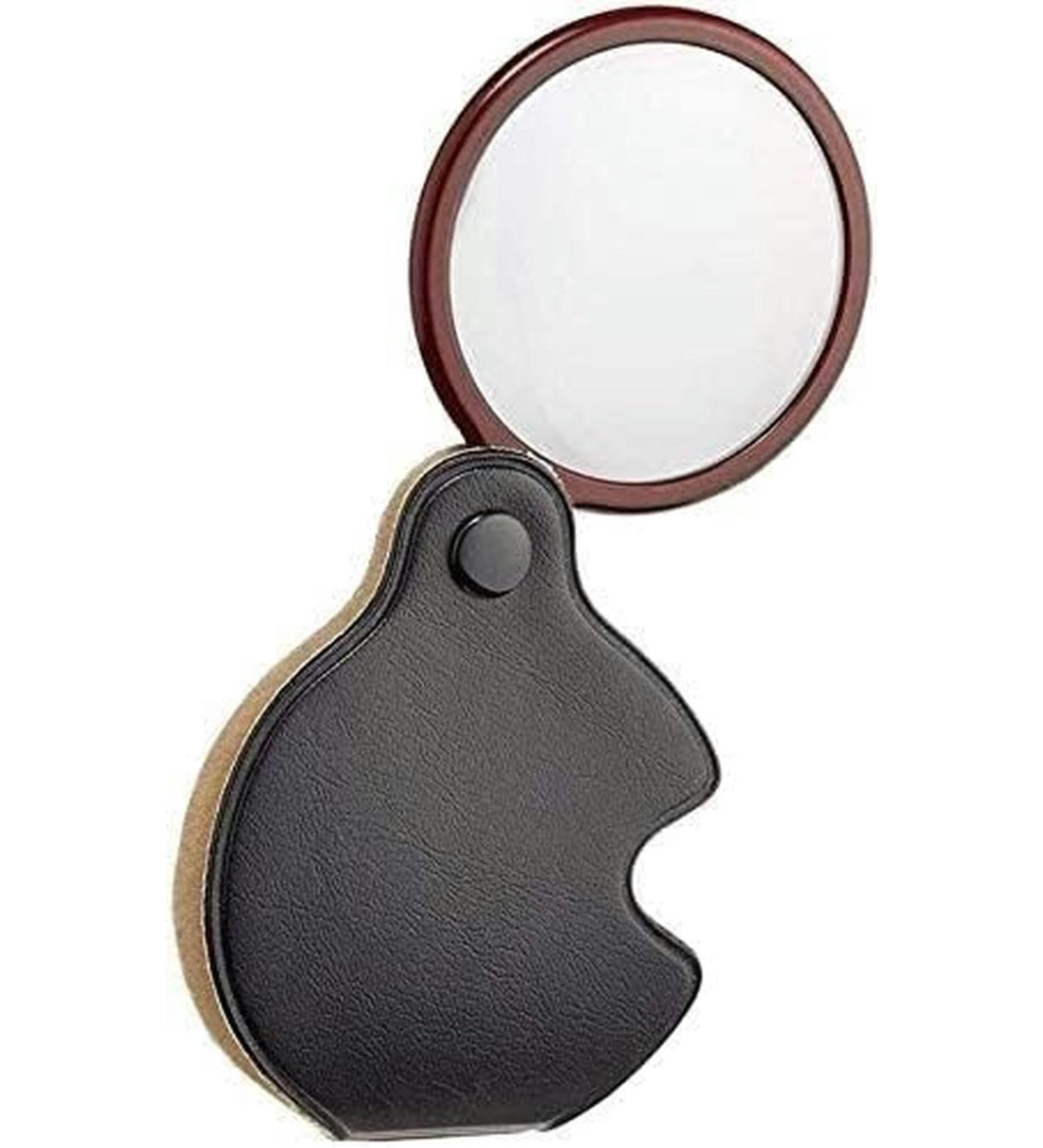 Portable Magnifier Folding 3.5 Times 20 Portable Hd Old Reading Small 10 Glass Hd Zoom Compact and Portable Full of Stars - Buy Online on GoSupps.com