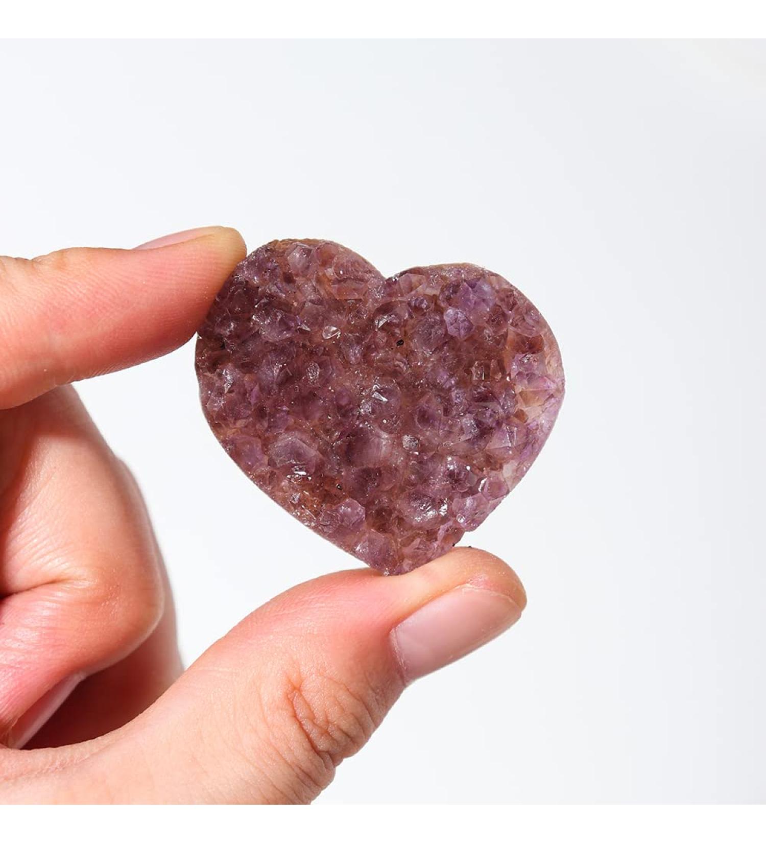 1pc Natural Cluster Grey Amethyst Heart Reiky Gem Quartz Decorate DIY Jewelry Parts Can be Used for (Color : Amethyst Cluster Size : 1pc) ningxiao 1pc Amethyst Cluster - Buy Online on GoSupps.com