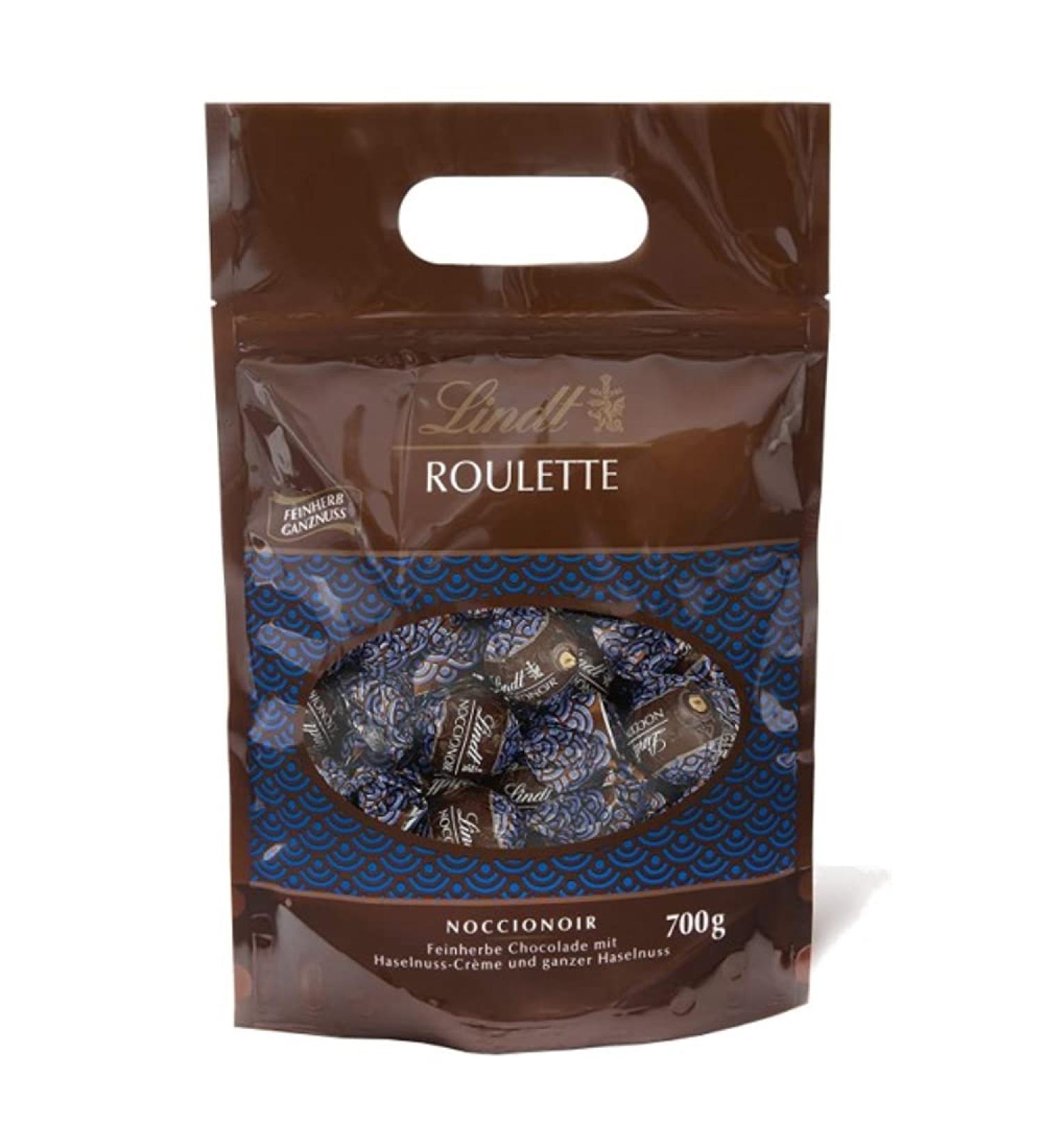 Lindt Chocolate Roulette Balls Noccionoir 700g | Fine Hazelnut Chocolate Pralines | Gourmet Gift Pack - Buy Online on GoSupps.com
