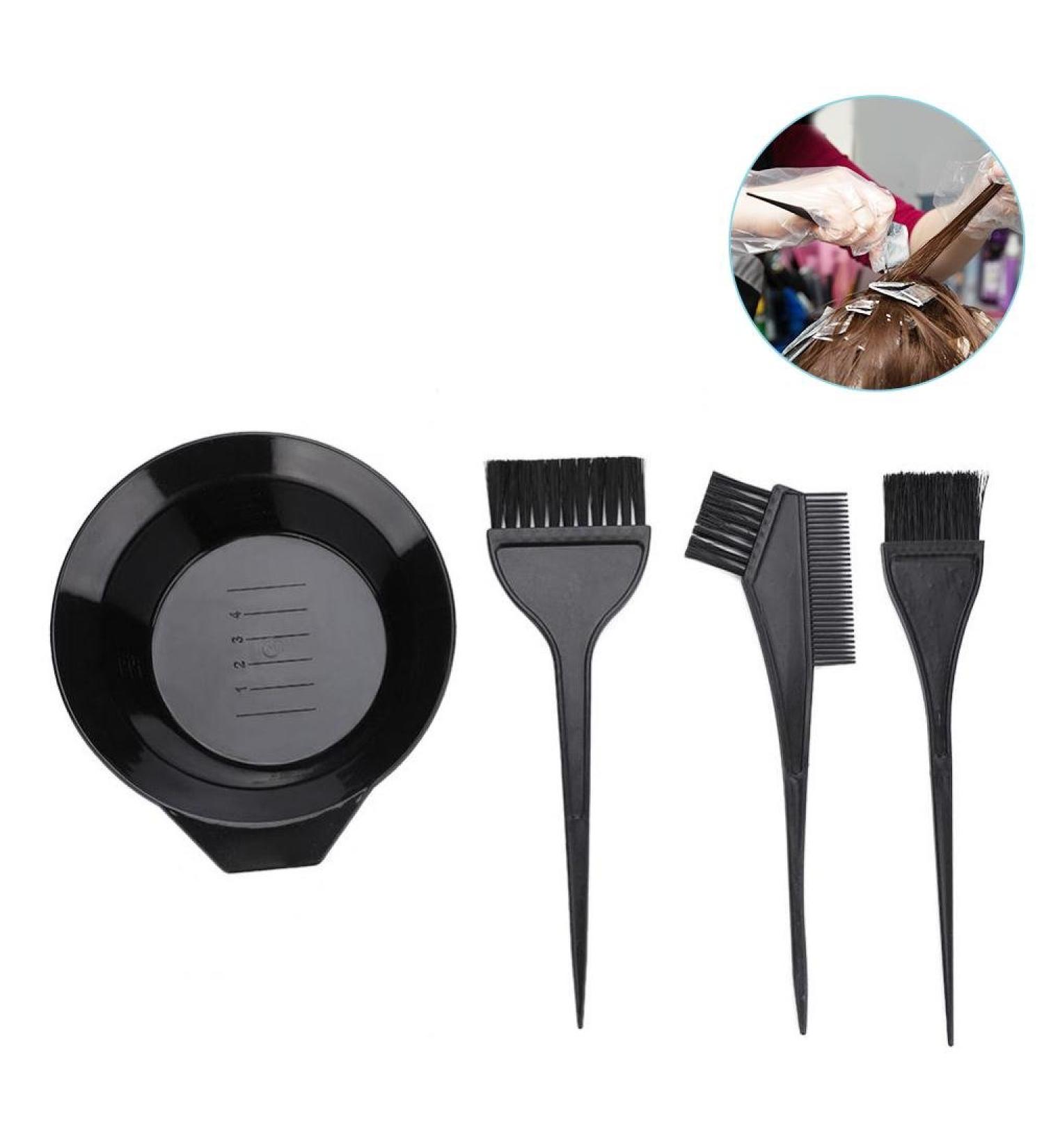 Professional Hair Dye Installation Set - 4PC Color Bowl & Tinted Sheet Tools for Salon Use | International Shipping - Buy Online on GoSupps.com