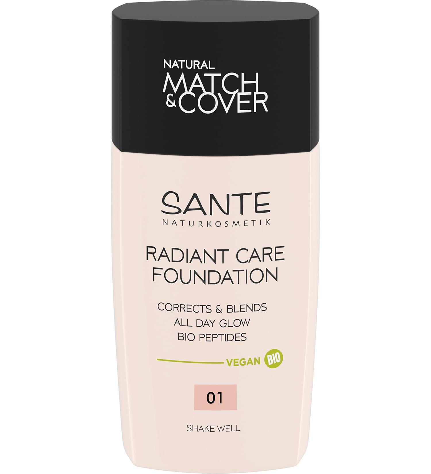 Sante Naturkosmetik Dekorative Kosmetik Radiant Care Foundation 01 Warm Ivory 30 ml - Buy Online on GoSupps.com