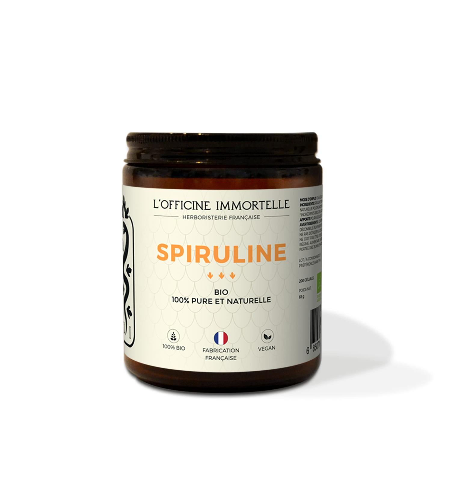 SPIRULINE OFFICINE IMMORTELLE | ANTI-OXYDANT | COUP DE BOOST | TONUS | SUPER ALIMENT | FER
