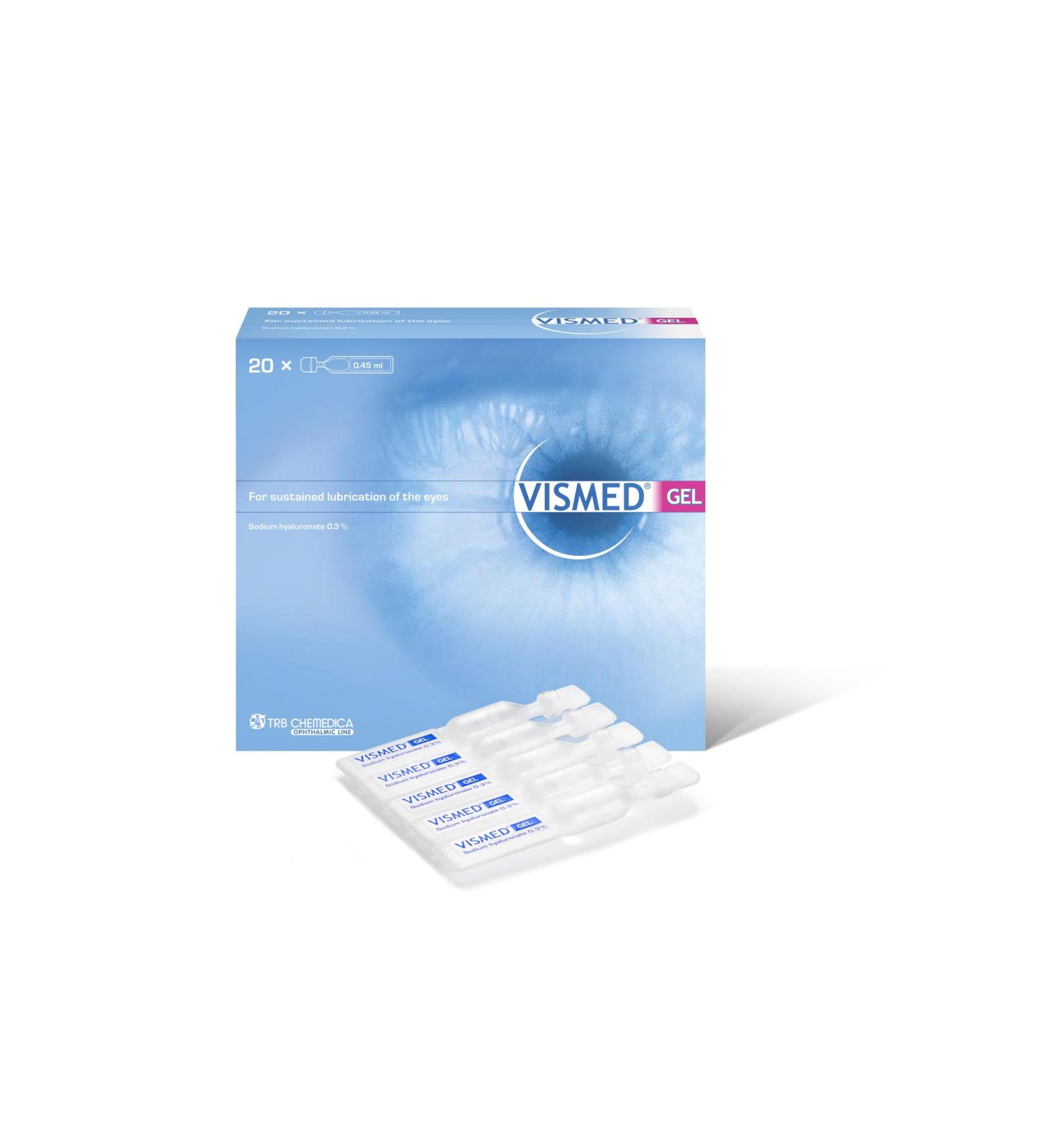 Vismed Eye Gel Drops 20 Count (Pack of 1)