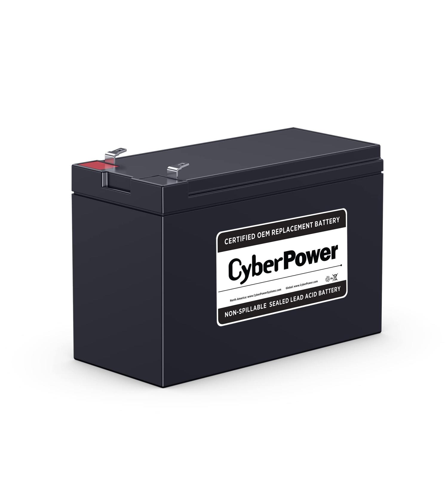 Buy CyberPower RB1280 UPS Replacement Battery Cartridge - Maintenance-Free 12V/8Ah User Installable - International Shipping Available - Buy Online on GoSupps.com