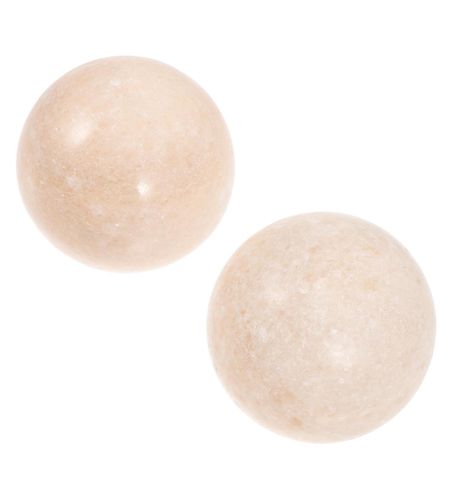 Fomiyes Jade Fitness Handballs - Wellness Gifts for Relaxation | Smooth Massage & Rolling Balls for Health - Buy Online on GoSupps.com