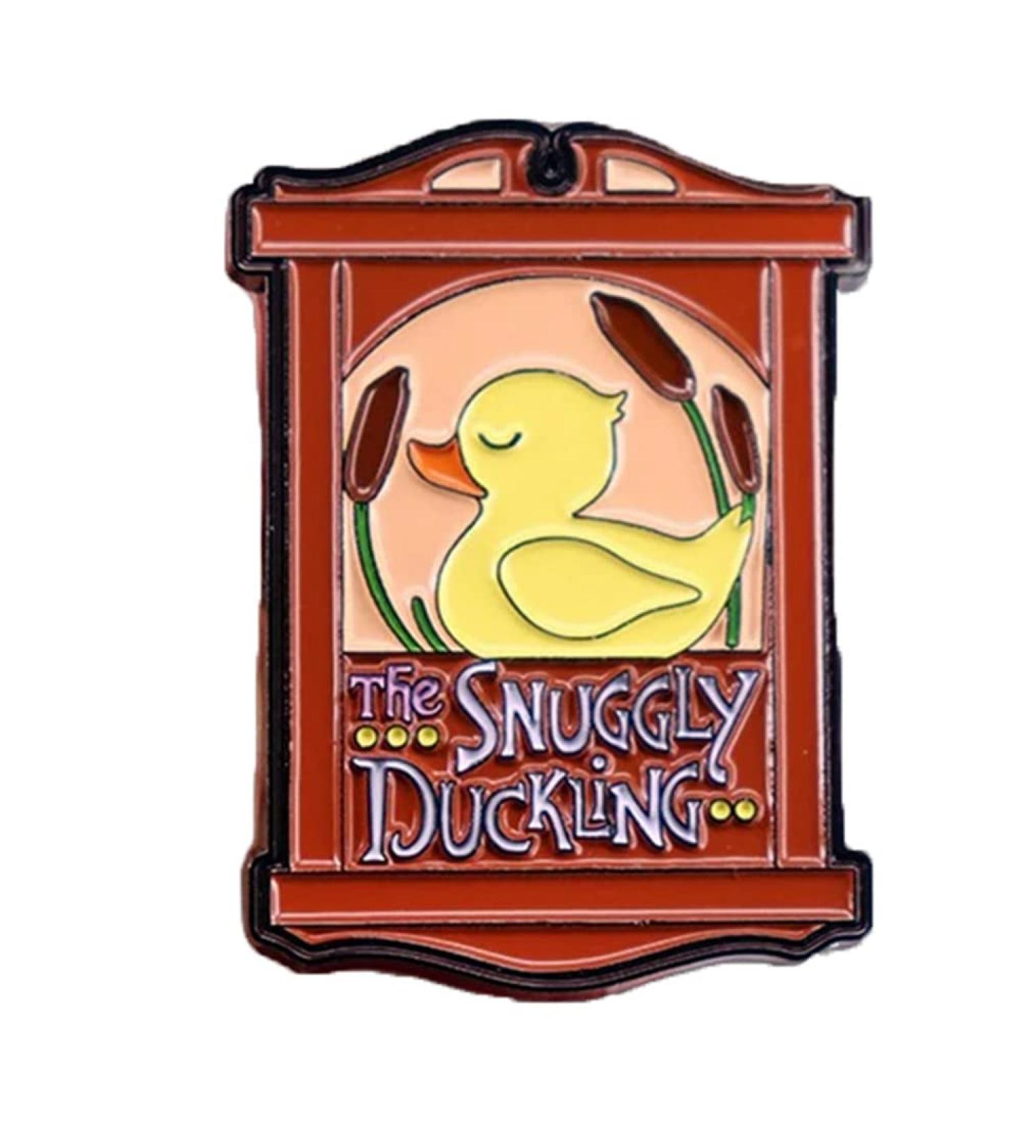 The Snuggly Duckling Enamel Pin - Cartoon Fairy Tale Duck Bar Sign Badge for Anime Fans, Kids Jewelry Gift - Ideal for Hats, Jackets, and Canvas - Buy Online on GoSupps.com