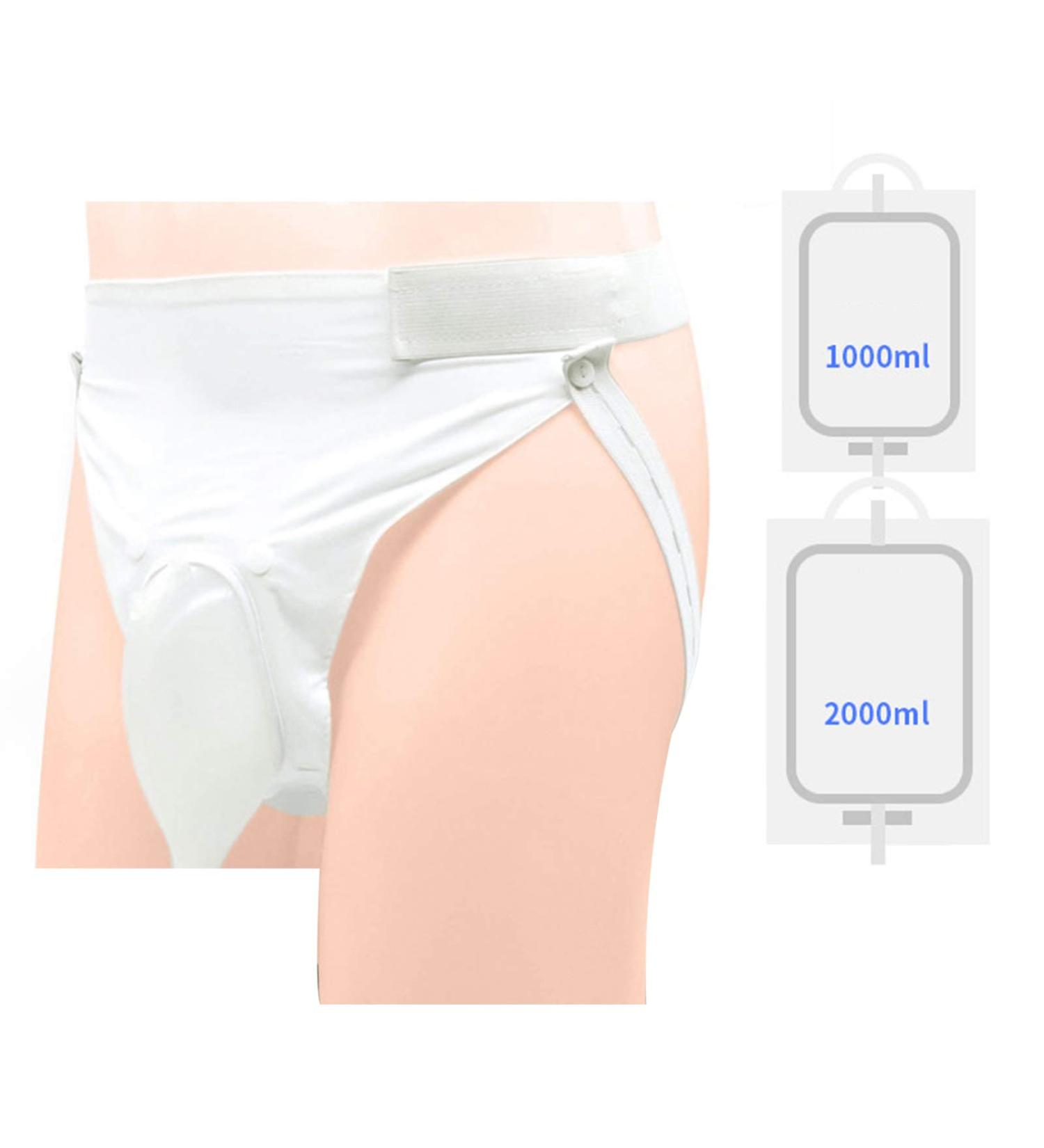 Wearable Urine Collector with 2 Urine Catheter Bags Proof Spill Portable Wearable Urinal System for Man Woman Old-Man Oldman - Buy Online on GoSupps.com