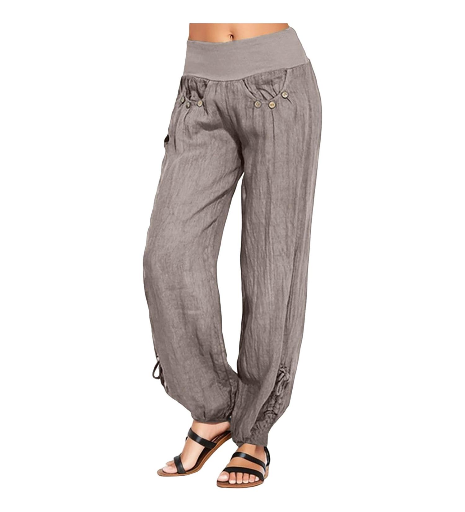 Shop Y2K Women's Parachute Cargo Pants - Vintage Baggy Streetwear 90s E-Girl Style XXL Khaki - Buy Online on GoSupps.com