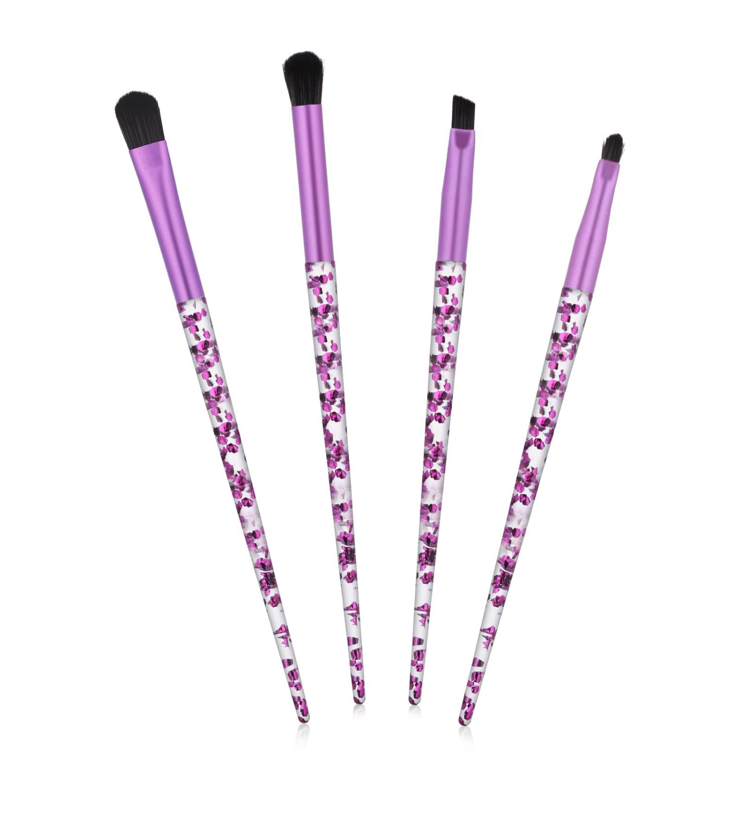 Buy WLLHYF 4PCS Eye Makeup Brush Set Professional Portable Eyeshadow Blending & Eyebrow Brushes for Women & Girls | International Shipping - Buy Online on GoSupps.com