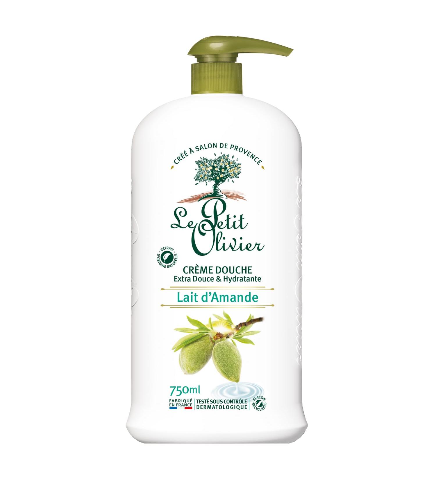 Le Petit Olivier Shower Cream Extra Soft Almond Milk 750 ml - Buy Online on GoSupps.com