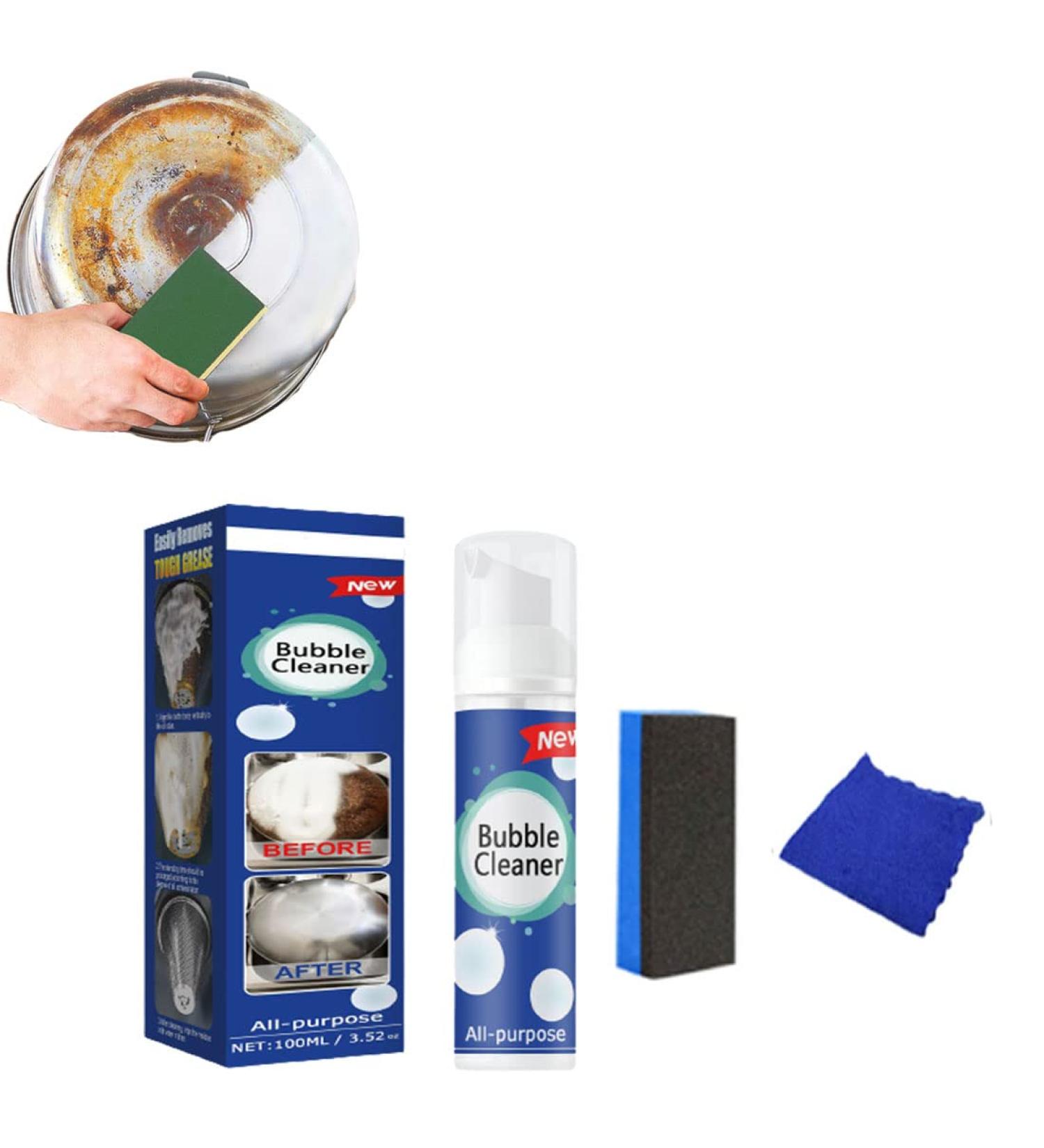 Mof Chef Cleaner Powder MOF CHEF Protective Kitchen Cleaner Powder Foaming Heavy Oil Stain Cleaner All Purpose Bubble Cleaner Kitchen Deep Cleaning Spray for Stubborn Grease & Grime (100ml) - Buy Online on GoSupps.com