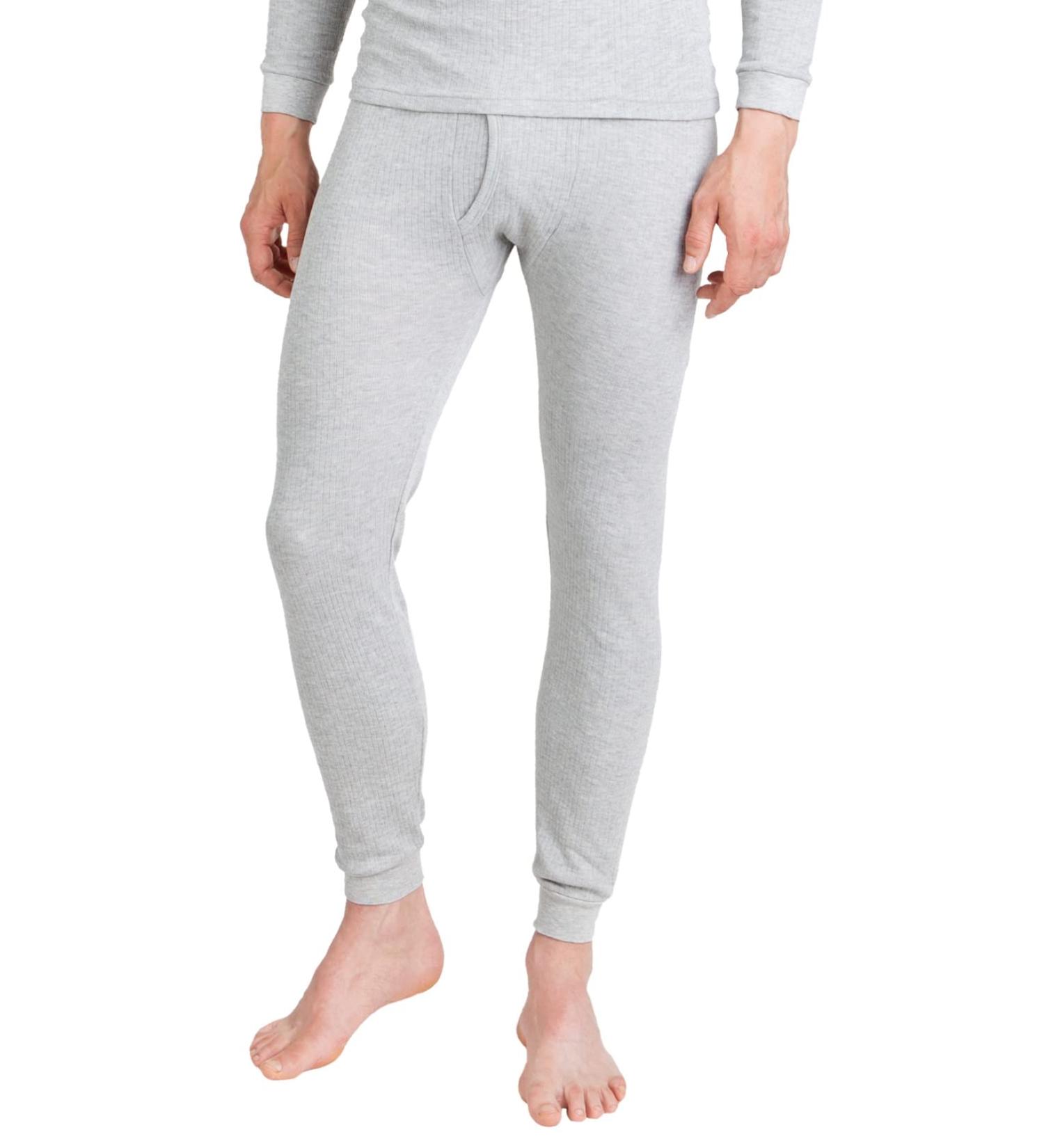 BestSale247 Men's Thermal Underpants | Warm Fleece Winter Underwear | Ski & Cotton Comfort | XXL Grey - Buy Online on GoSupps.com