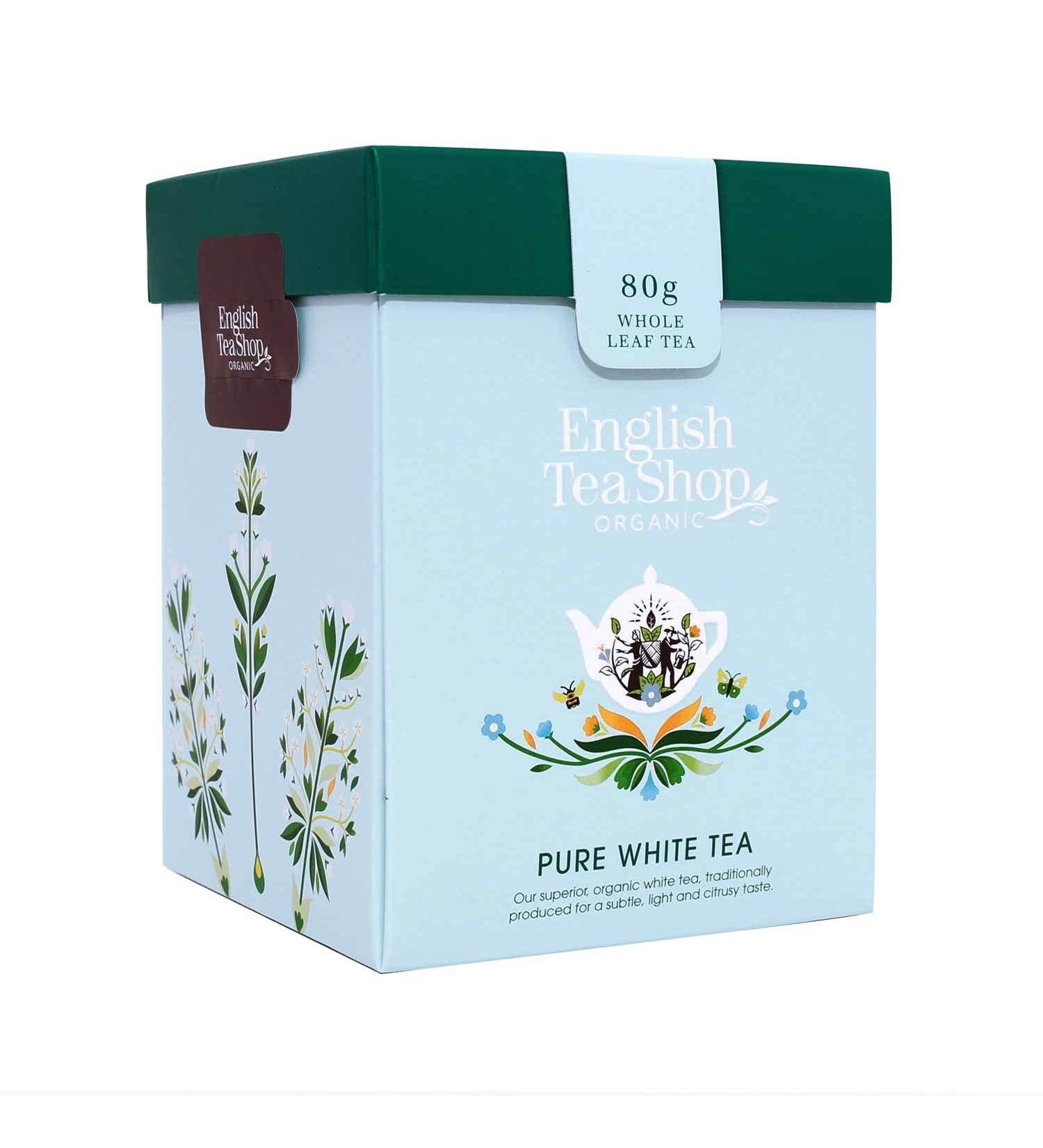 Organic White Tea - English Tea Shop - Origami Bulk 80g