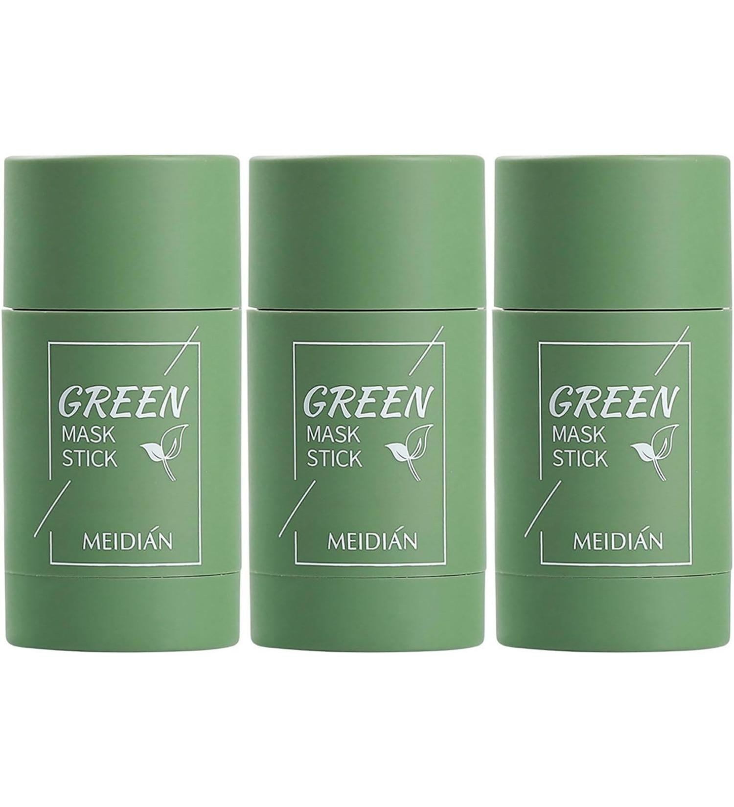 REPWEY Oneews Green Tea Deep Cleanse MaskOneews Green Tea MaskCleansing Green Tea Mask Clay Stick Oil Control AntiAcne Skin CareGreen Tea Mask Stick Blackhead Remover 3 pcs - Buy Online on GoSupps.com