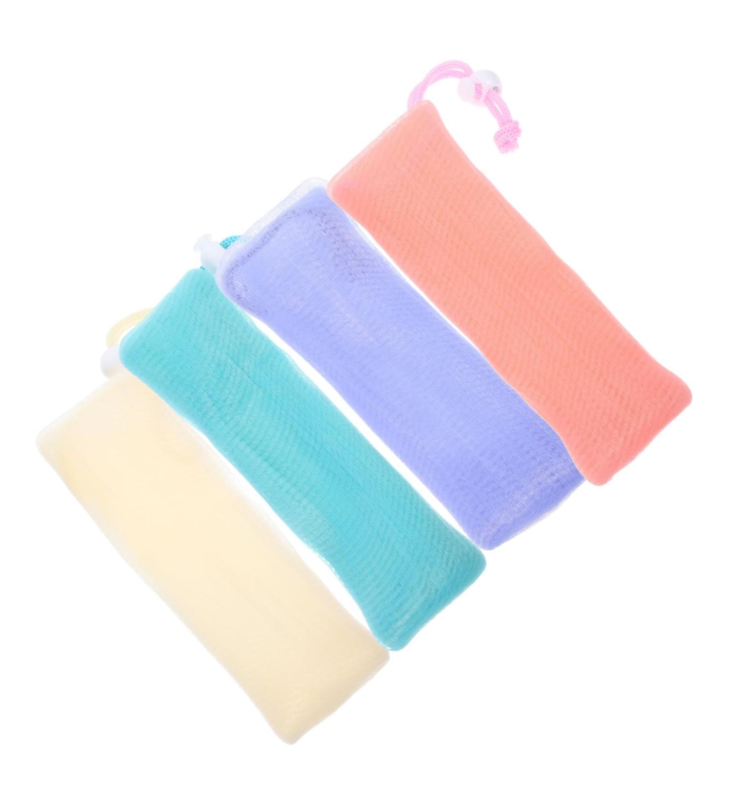 VINTORKY 4pcs Soap Foaming Mesh Bag Soap Sleeve Soap Pouches Foam Soap Foaming Bags Exfoliator Foam Face Pe - Buy Online on GoSupps.com
