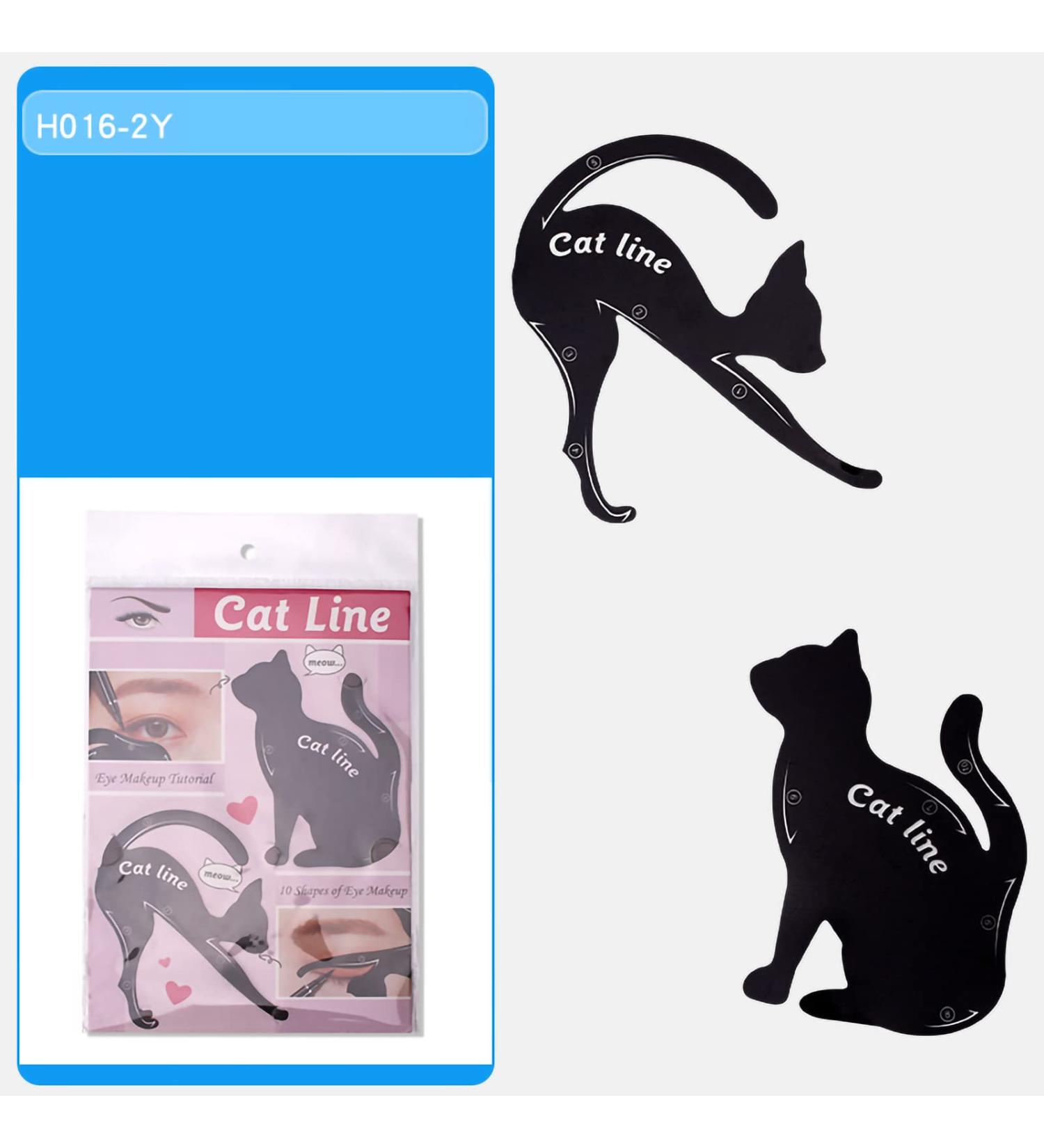 Verdant Touch Eyebrow Eyeliner Stencil Multifunctional Eye Makeup Aid for Party Reusable H016-2Y