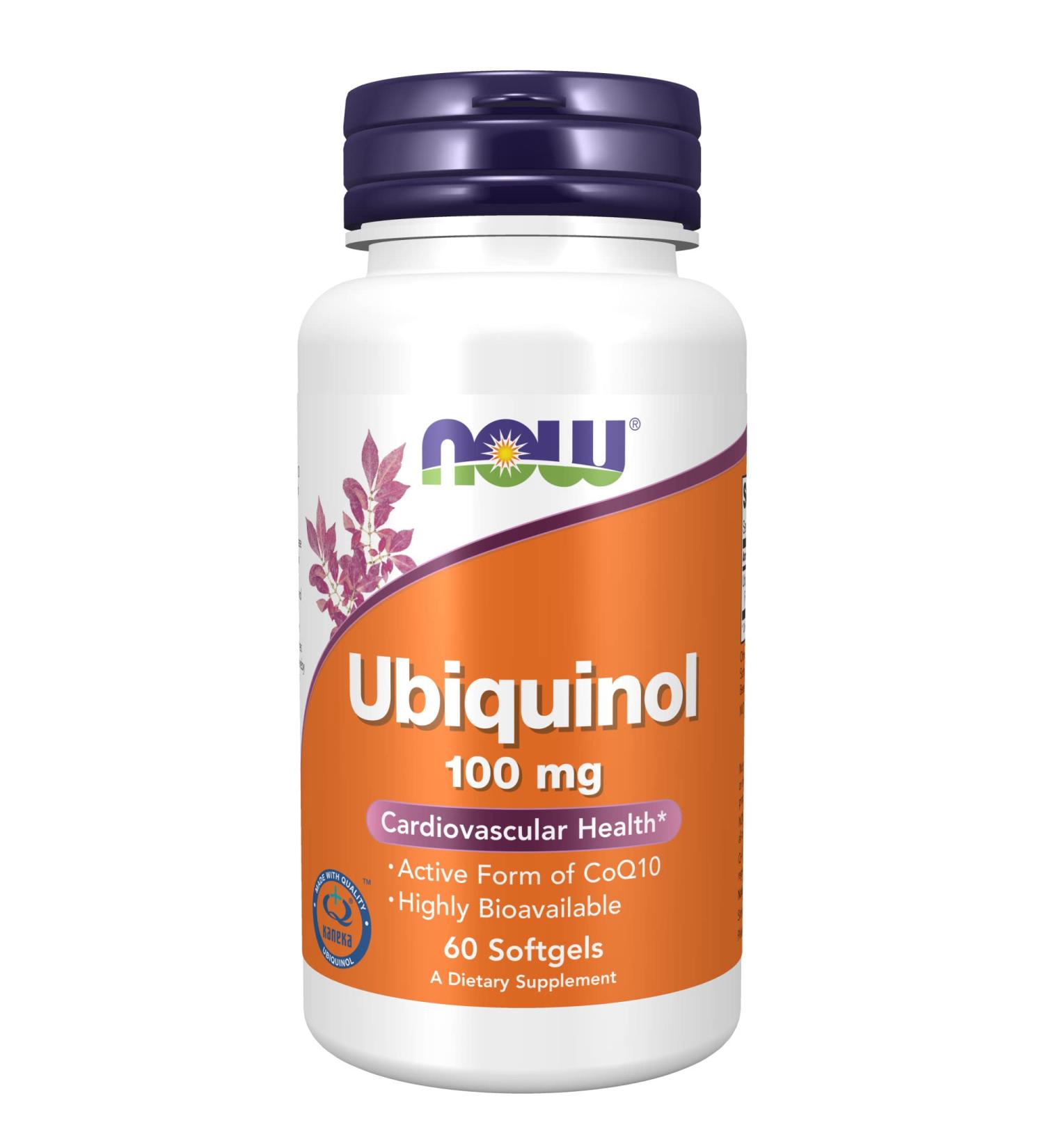 Now Foods Ubiquinol 100 mg - 60 Softgels | Antioxidant Support & Heart Health - Buy Online on GoSupps.com