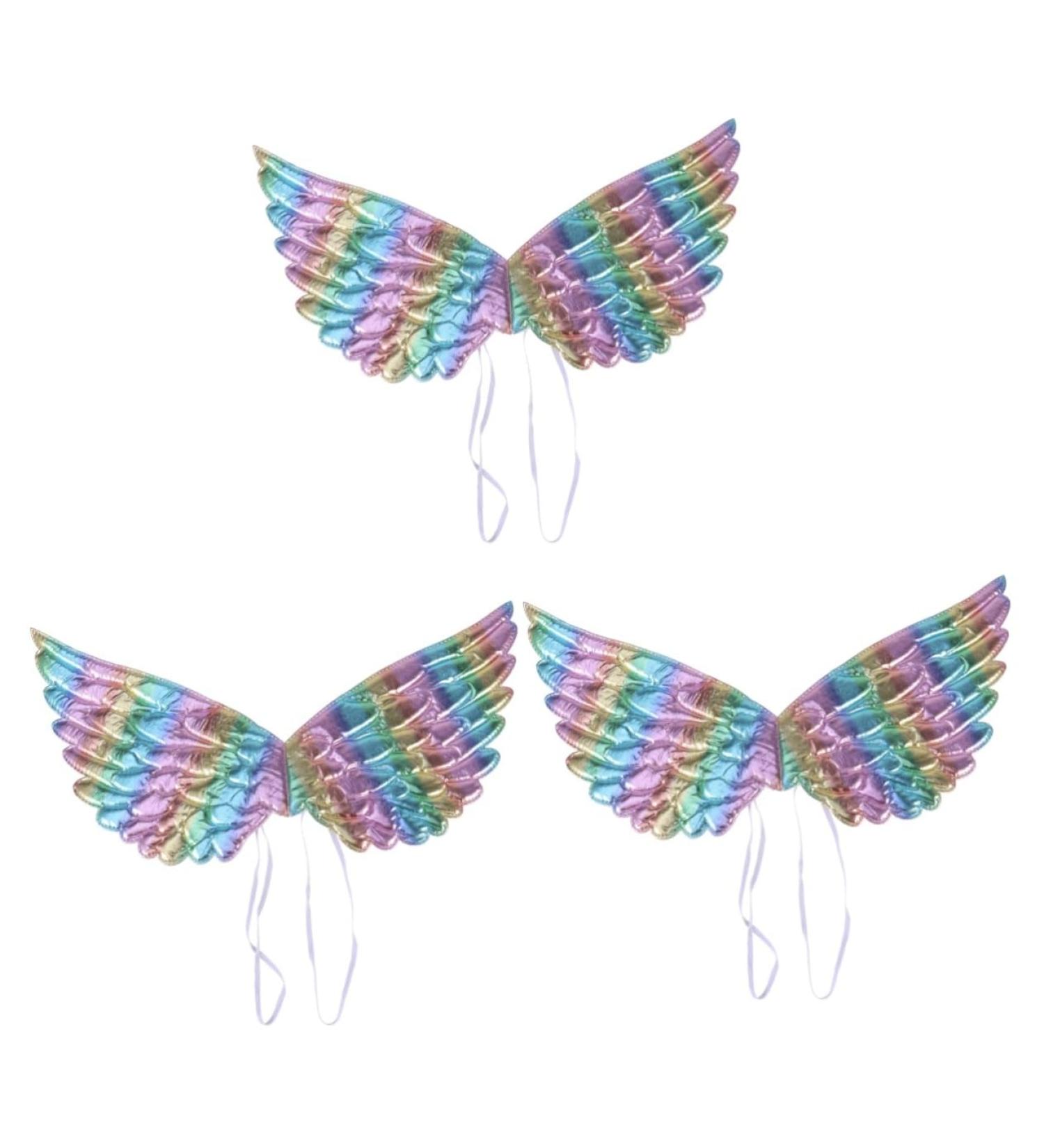2 Pcs Kids Performance Costume Kids Clothes Dreses Girls Clothing Angel Wings Cosplay Child Colorfulx3pcs Size 1x3pcs - Buy Online on GoSupps.com