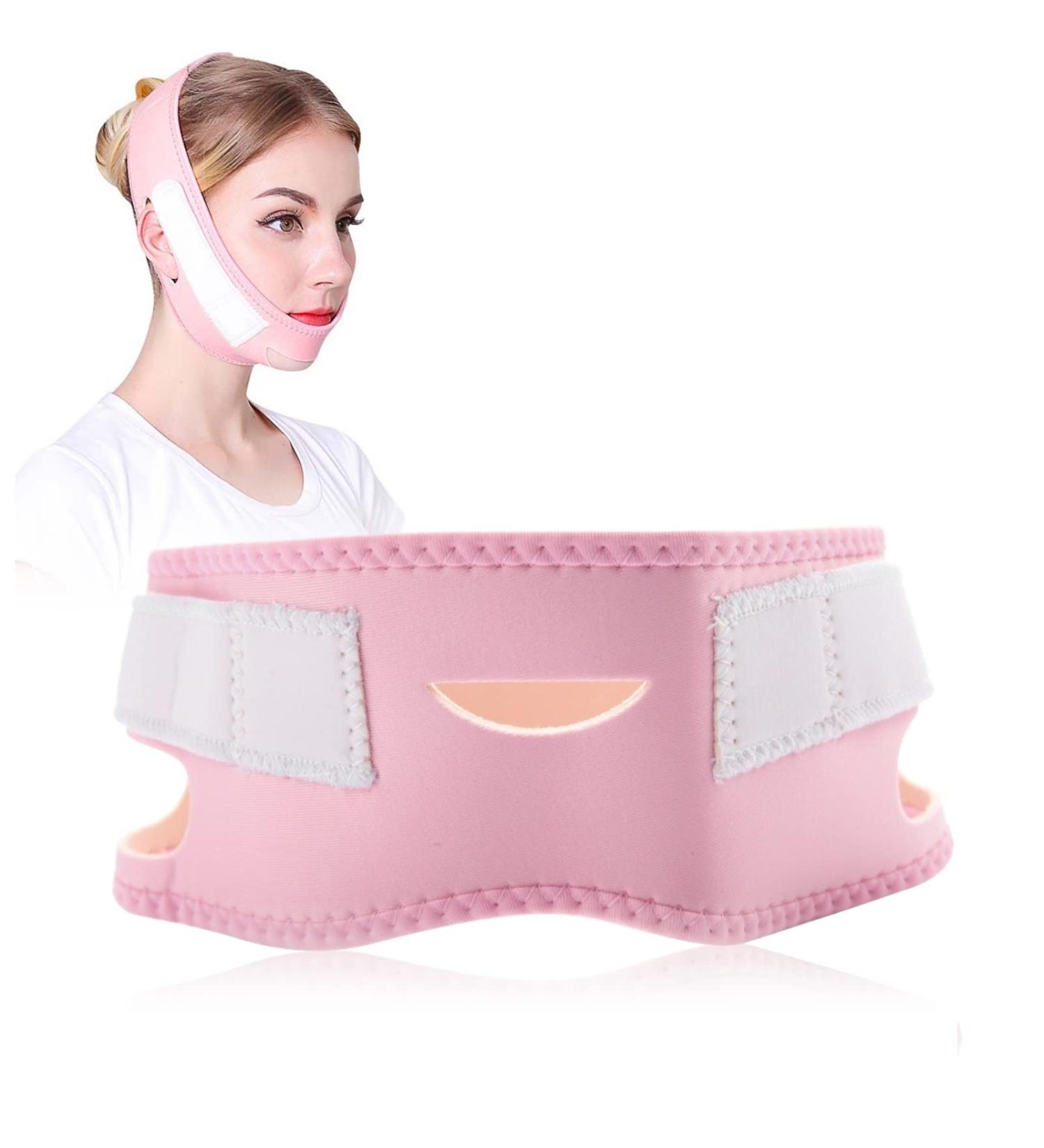 Reusable V-Facelifting Mask | Double Chin Lift & Anti-Aging Facial Belt for a V-Shaped Jawline - Buy Online on GoSupps.com