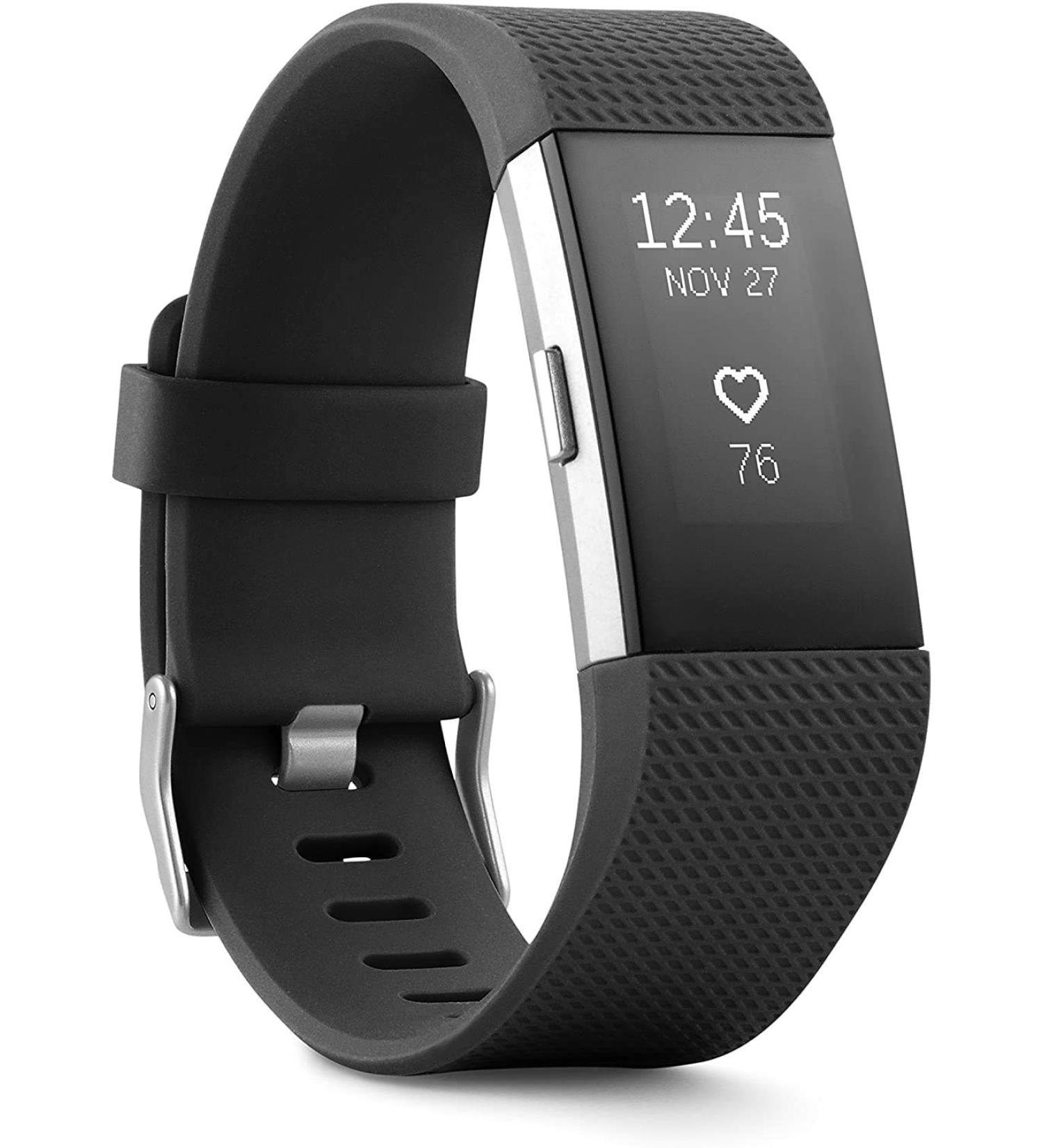 Charge 2 Superwatch Wireless Fitness Tracker | Heart Rate Monitor | Sleep Monitor | Small Black (5.5-6.7 Inch) - US Version - Buy Online on GoSupps.com