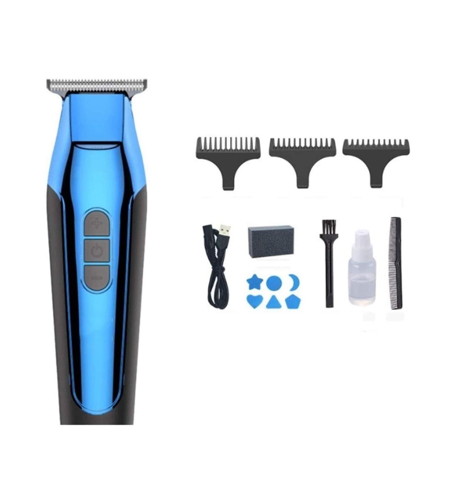 Professional Cordless Hair Clippers for Men - Adjustable LED Hair Trimmer Kit - Rechargeable Barber Cutting Set - Buy Online on GoSupps.com