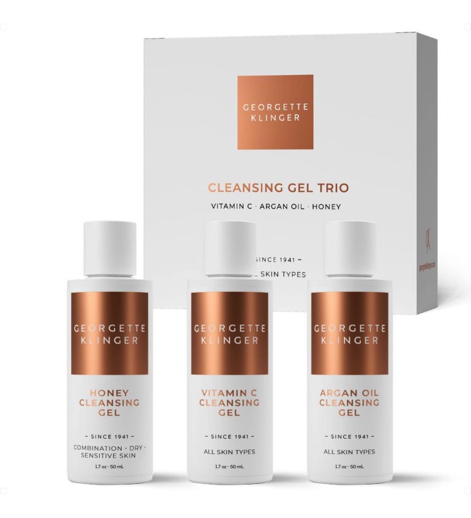 Georgette Klinger Cleansing Gel Set - Gentle Cleanser for All Skin Types | International Shipping Available - Buy Online on GoSupps.com