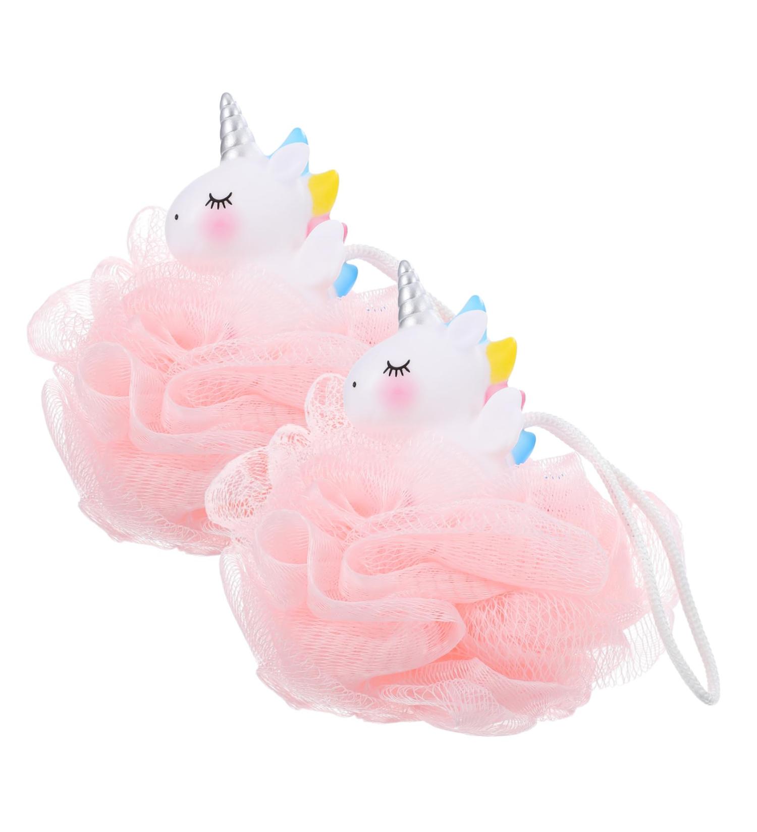 Buy Hemoton 2 Pcs Cartoon Bath Ball Sponge - Kids Shower Scrubber & Body Scrub Foaming Ball for Soft Skin - International Shipping Available - Buy Online on GoSupps.com