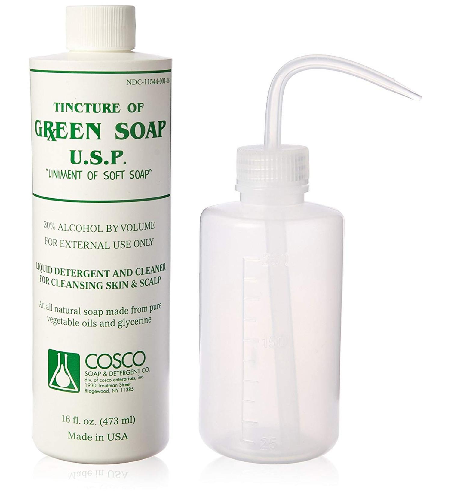 Cosco Green Soap 1 Pint + SQUEEZE BOTTLE 8oz