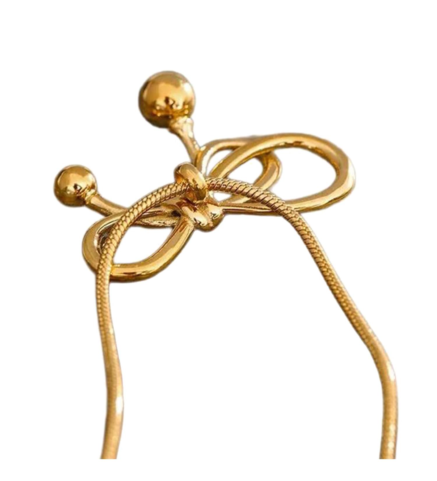 Oralgos Elegant Butterfly Necklace | Handmade Adjustable Choker & Loop Pendant | Perfect Gift for Women - Buy Online on GoSupps.com