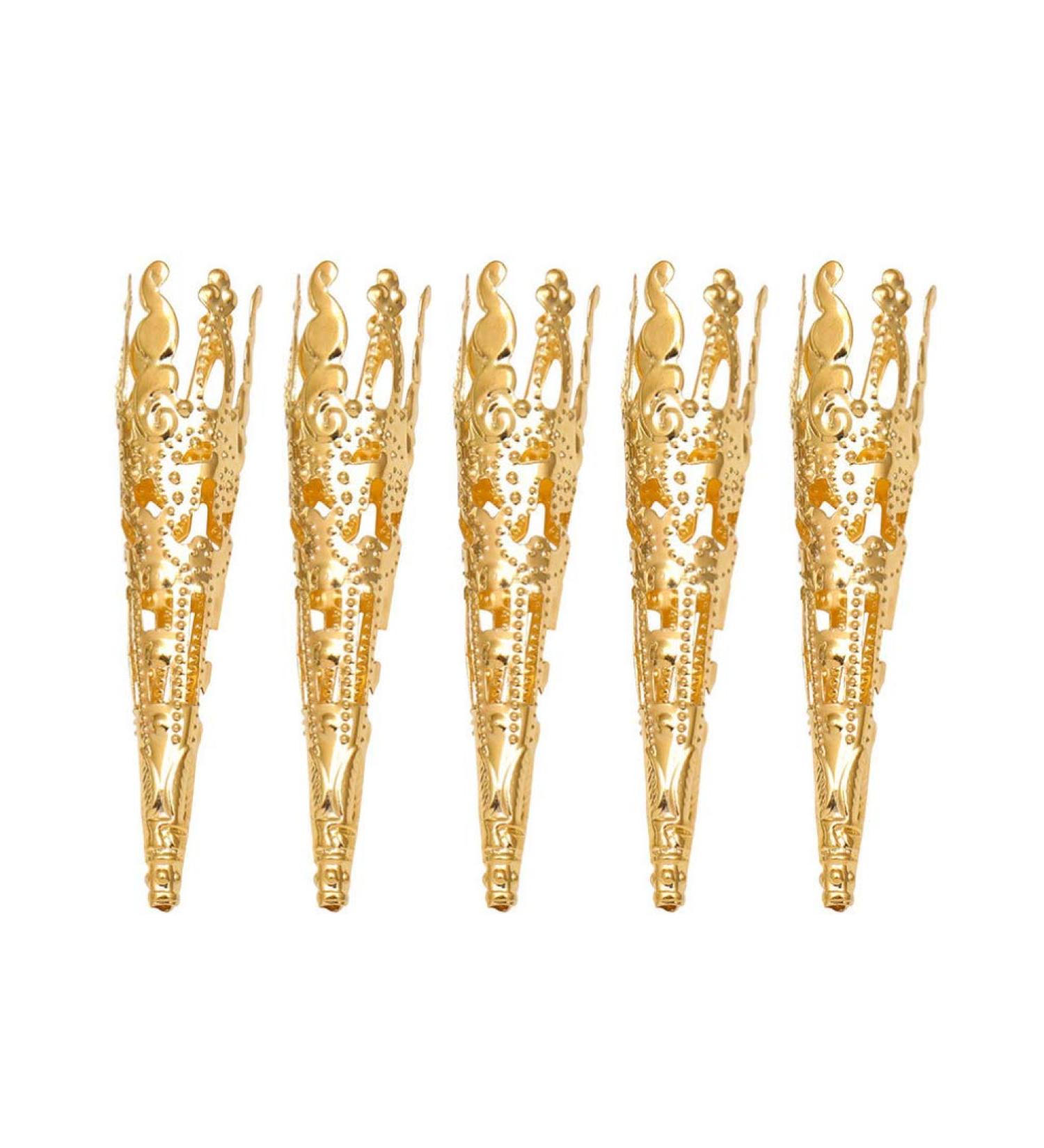 ARTIBETTER 100pcs Flower Bead Caps - Tibetan Style Metal Filigree Cones for DIY Jewelry Making (Golden) - Buy Online on GoSupps.com