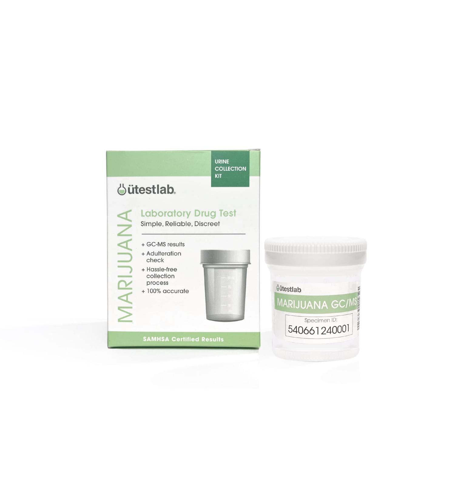 Utest Marijuana Home-to-Lab Test | GC-MS Results in 3-5 Days | SAMHSA Certified Lab | Secure & Discreet | 1 Pack - Buy Online on GoSupps.com