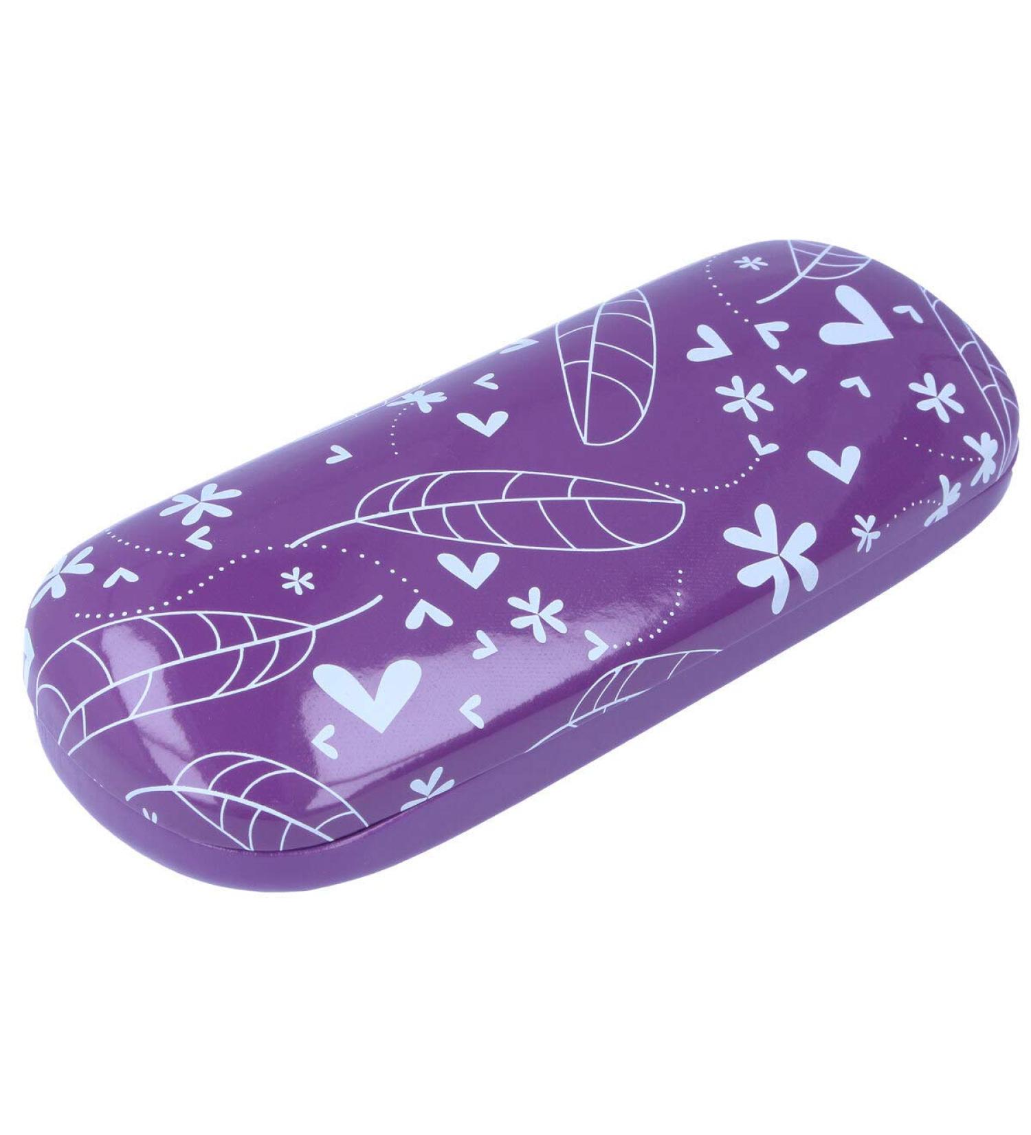 Robust teenager hard case HAPPY with dreamy motif in purple