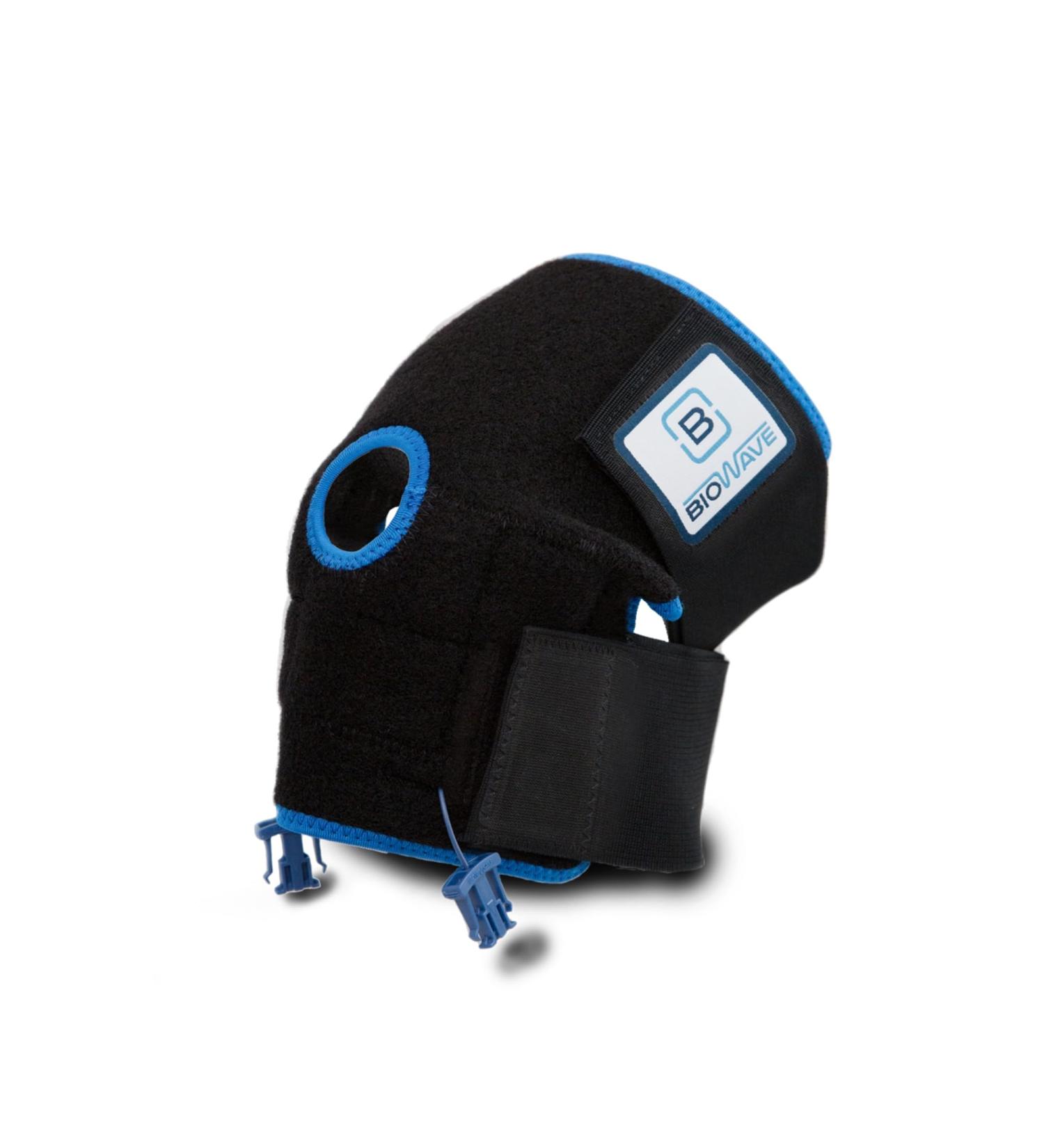 BIOWAVE Knee Brace & Compression Sleeve | FDA Cleared Pain Relief | Medical Grade TENS Unit | Swelling Relief | L/XL Size (15.6 -19 Circumference) | HSA Eligible - Buy Online on GoSupps.com