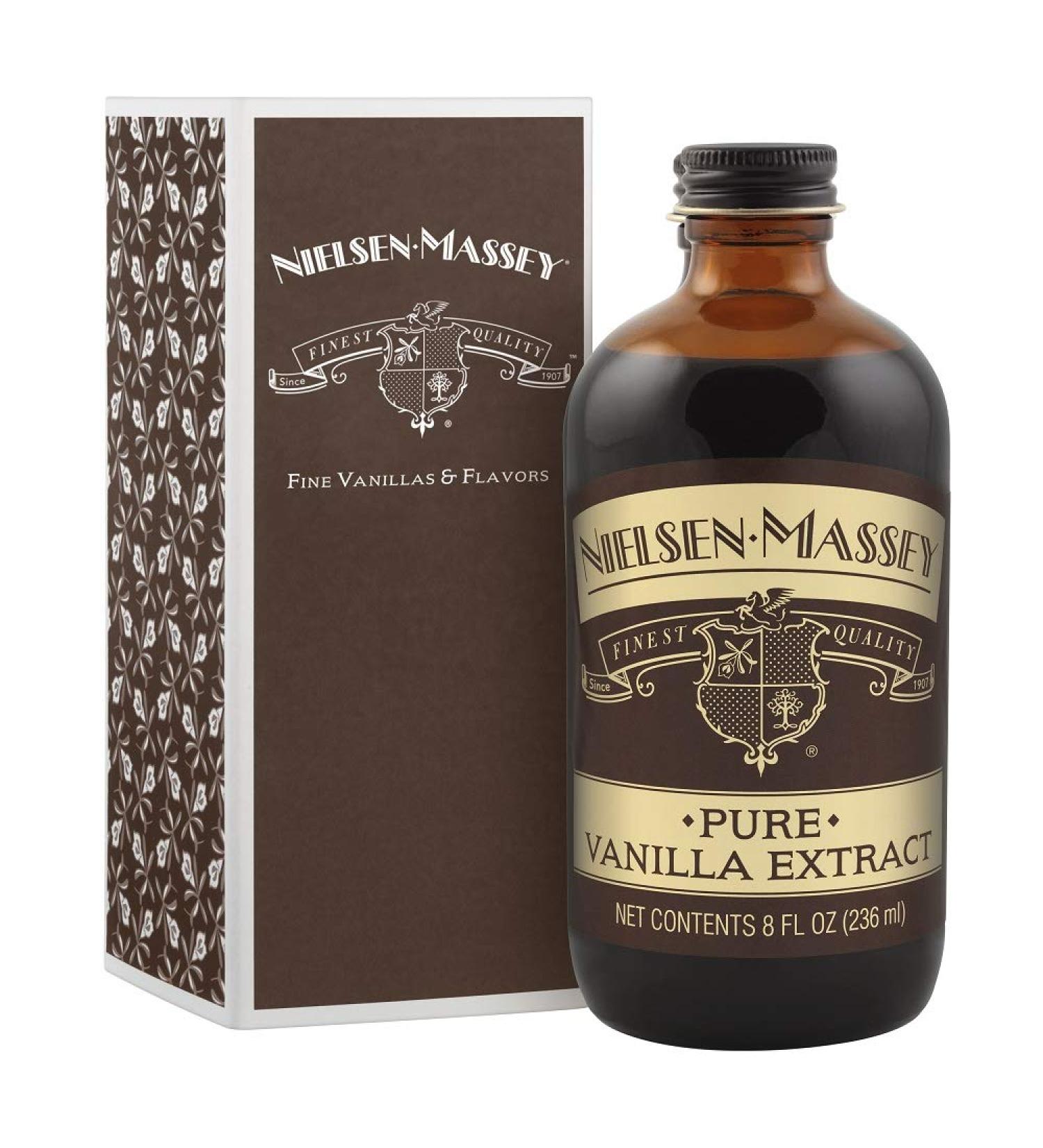 Nielsen-Massey Pure Vanilla Extract 8 Ounces with Gift Box - 1 Pack - Buy Online on GoSupps.com