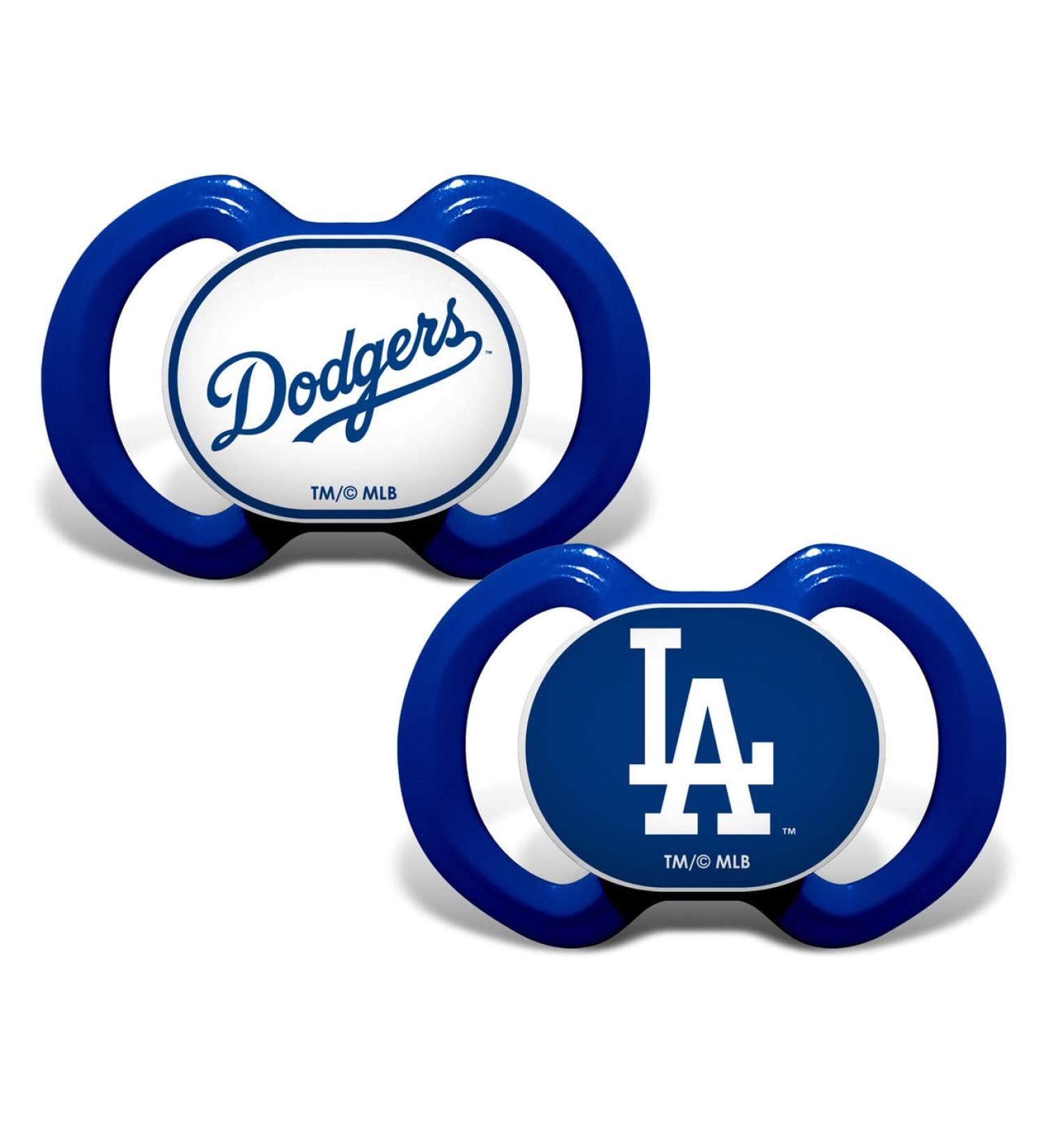 Baby Fanatic Los Angeles Dodgers 2 Pack Pacifier