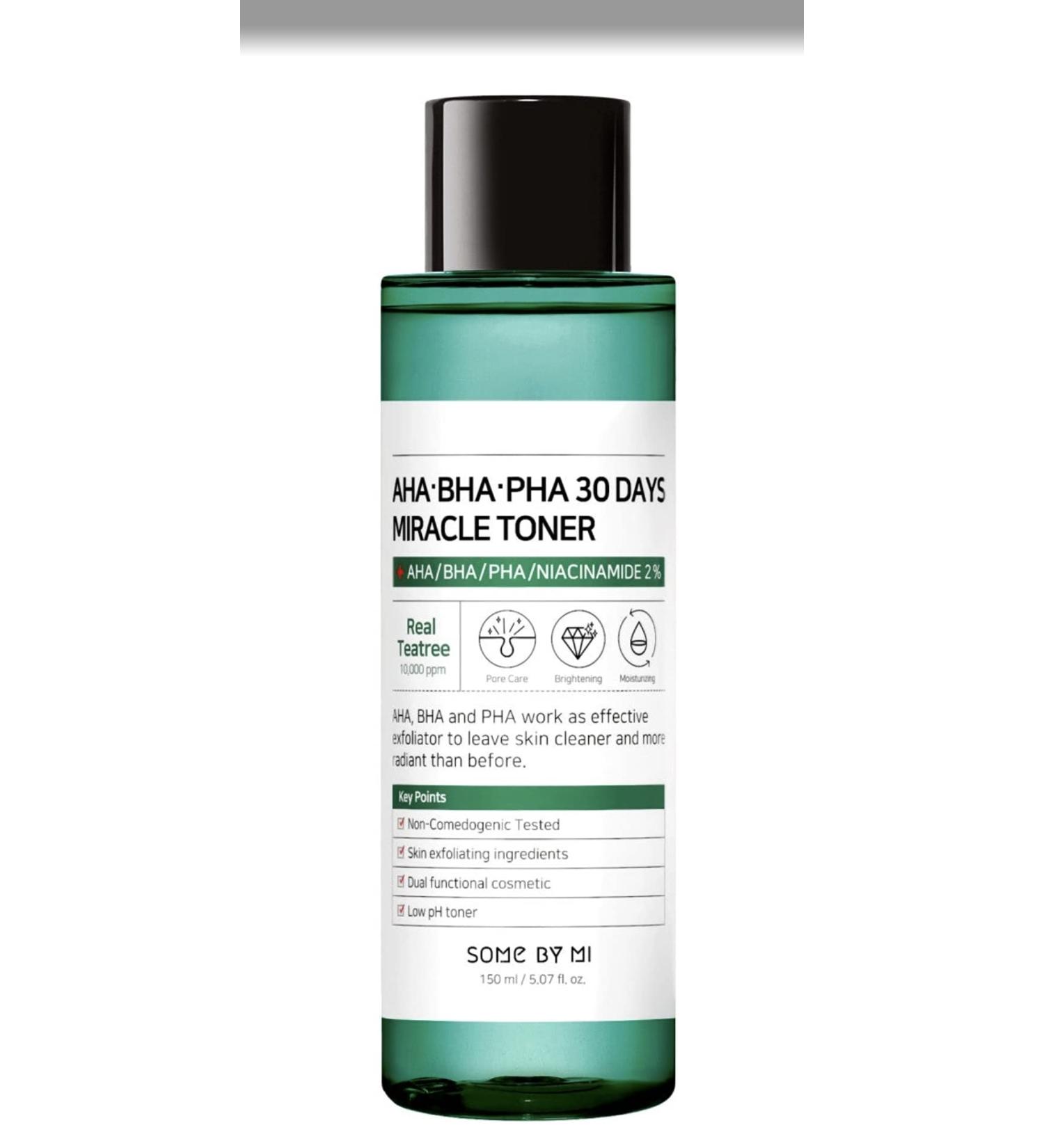 SOME BY MI AHA-BHA-PHA 30 Days Miracle Toner (150ml) | Functional Tea Tree Toner for Clear Skin - Shop Internationally - Buy Online on GoSupps.com