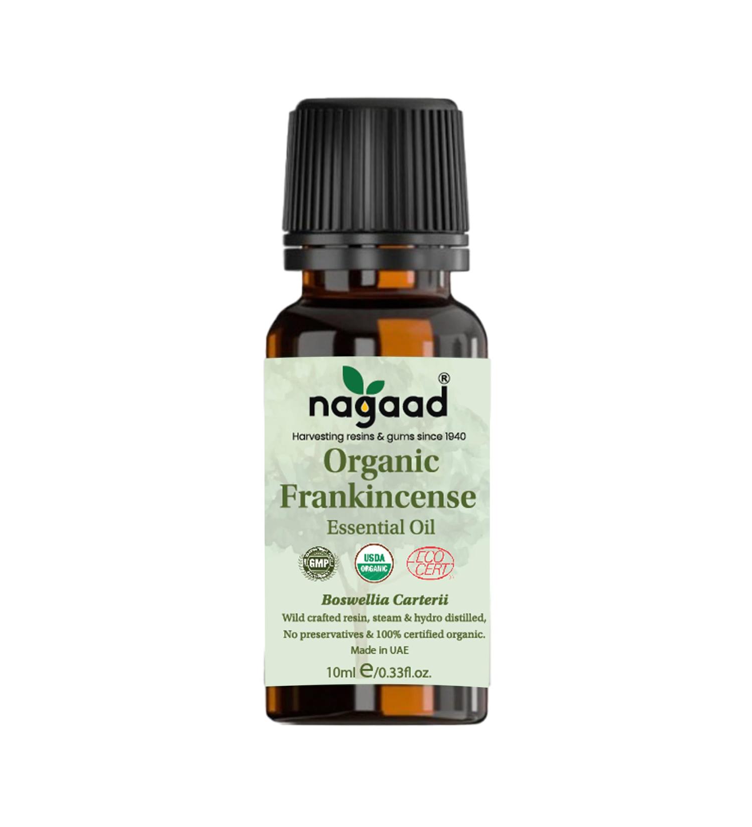 Organic Frankincense Essential Oil 10ml 100% Pure Premium Grade for Face Skin Hair & Relaxation Aromatherapy Diffuser Boswellia Carterii Oil Therapeutic Frankincense Oil - Buy Online on GoSupps.com
