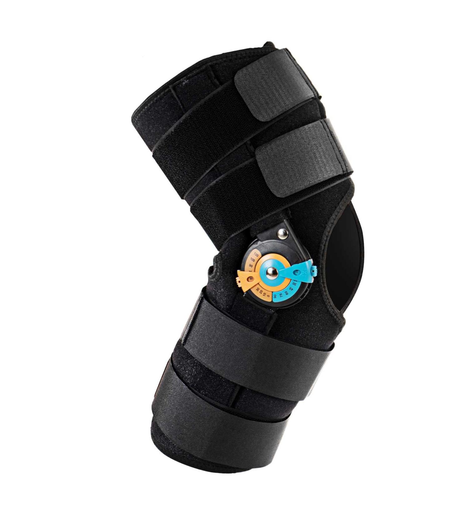 Adjustable Hinged Knee Brace with Side Stabilizers - ROM Support for ACL MCL PCL Pain Relief & Post-Op Recovery - Ideal for Men & Women (S - Buy Online on GoSupps.com