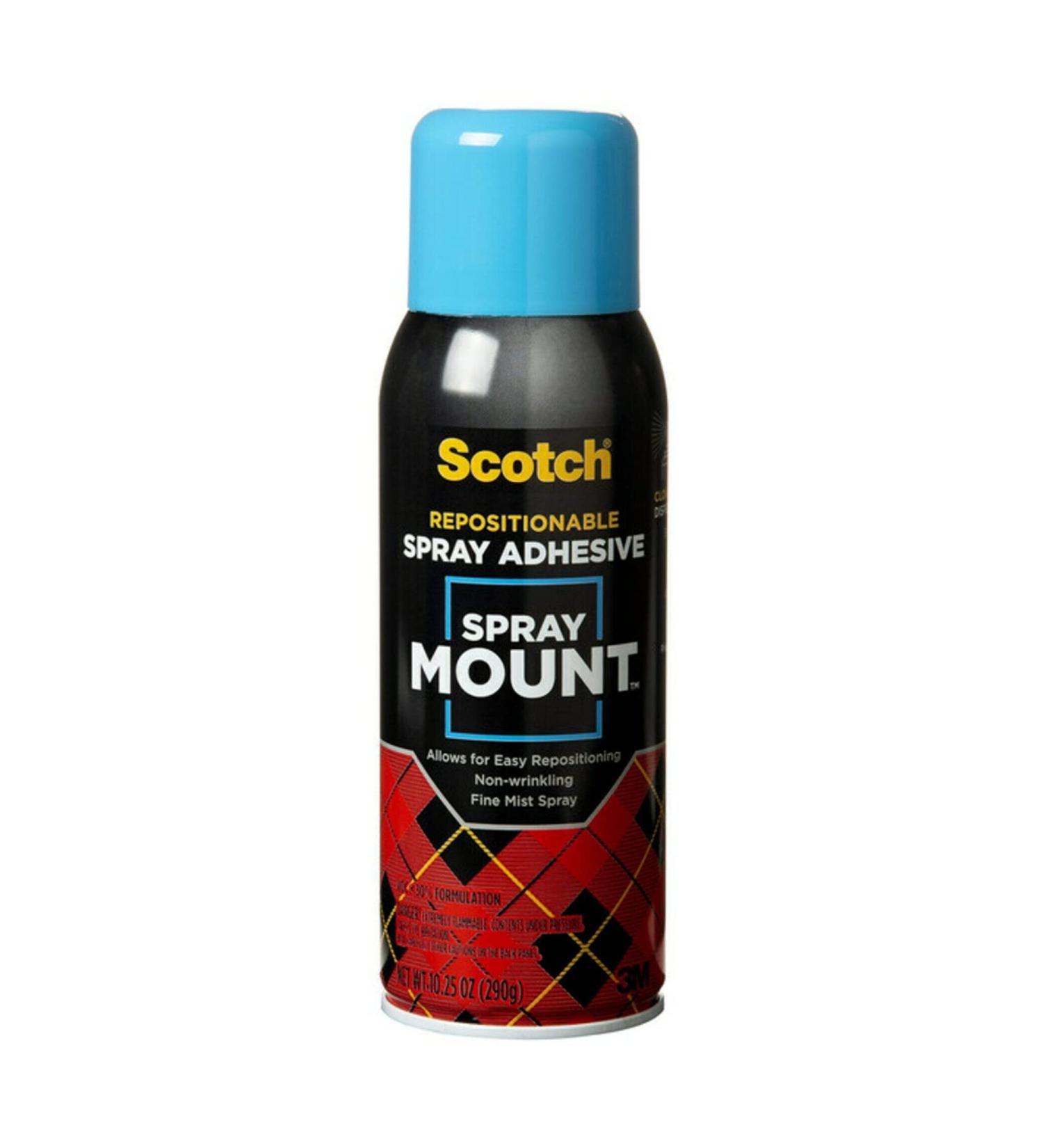 Scotch Spray Mount Spray Adhesive, Clear, 10.25 Oz. - Buy Online on GoSupps.com