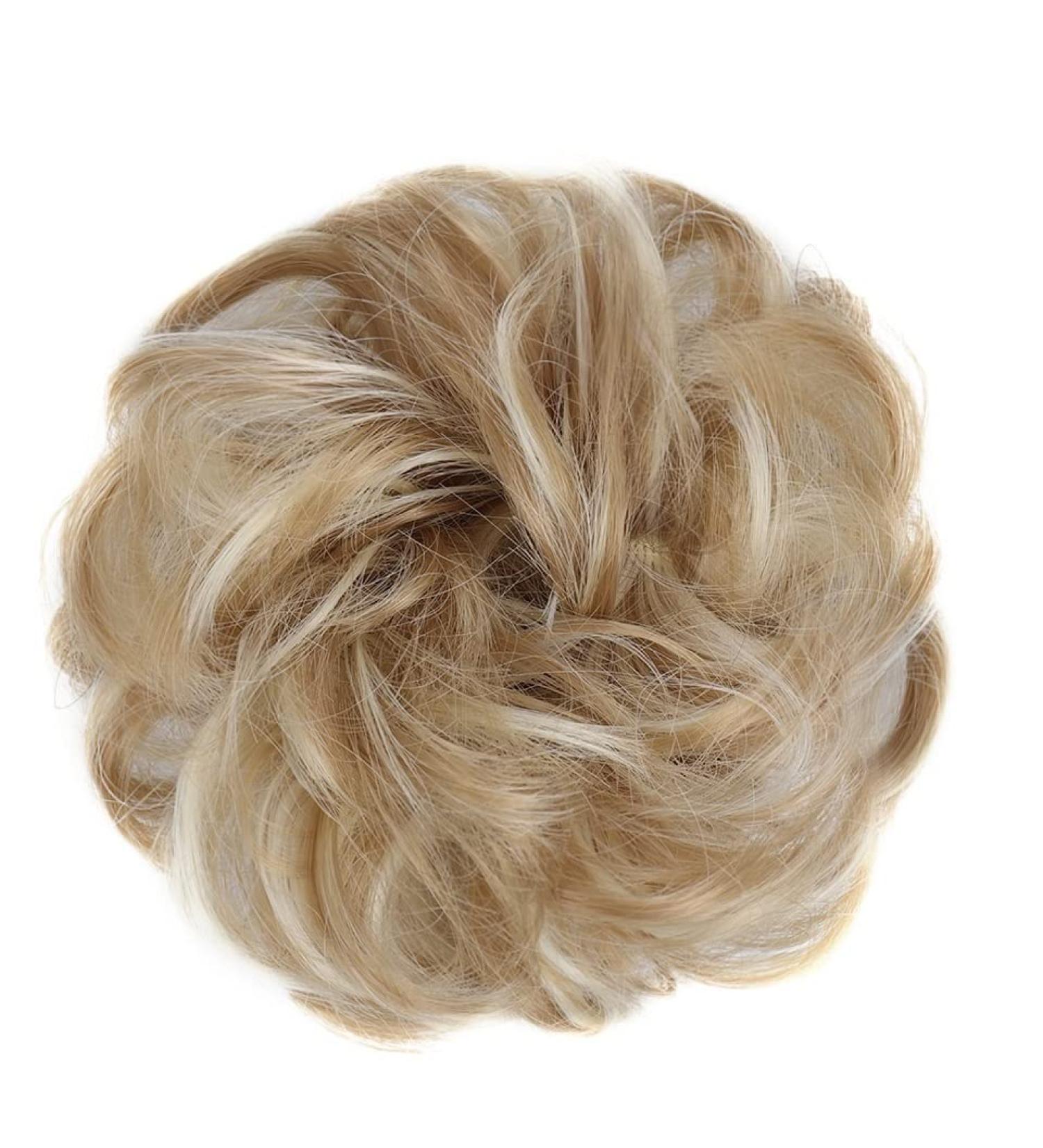 Messy Bun Hair Piece for Women Donut Hair Bun Scrunchie for Women Girls Curly Wave Synthetic Chignon Hairpiece with Rubber Band Messy Bun Hair Pieces Extensions Fake Hair Accessories for Women Girl 105 - Buy Online on GoSupps.com
