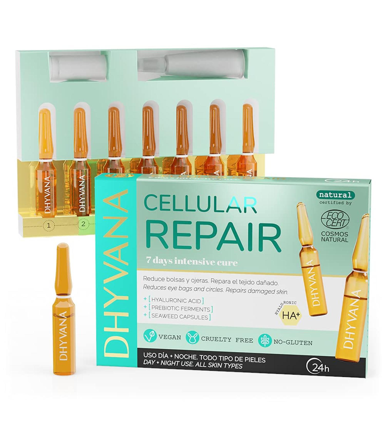 Dhyvana Beauty Bosster Intense Overnight Repair 7 ampullen x 2 ml 2 ml - Buy Online on GoSupps.com