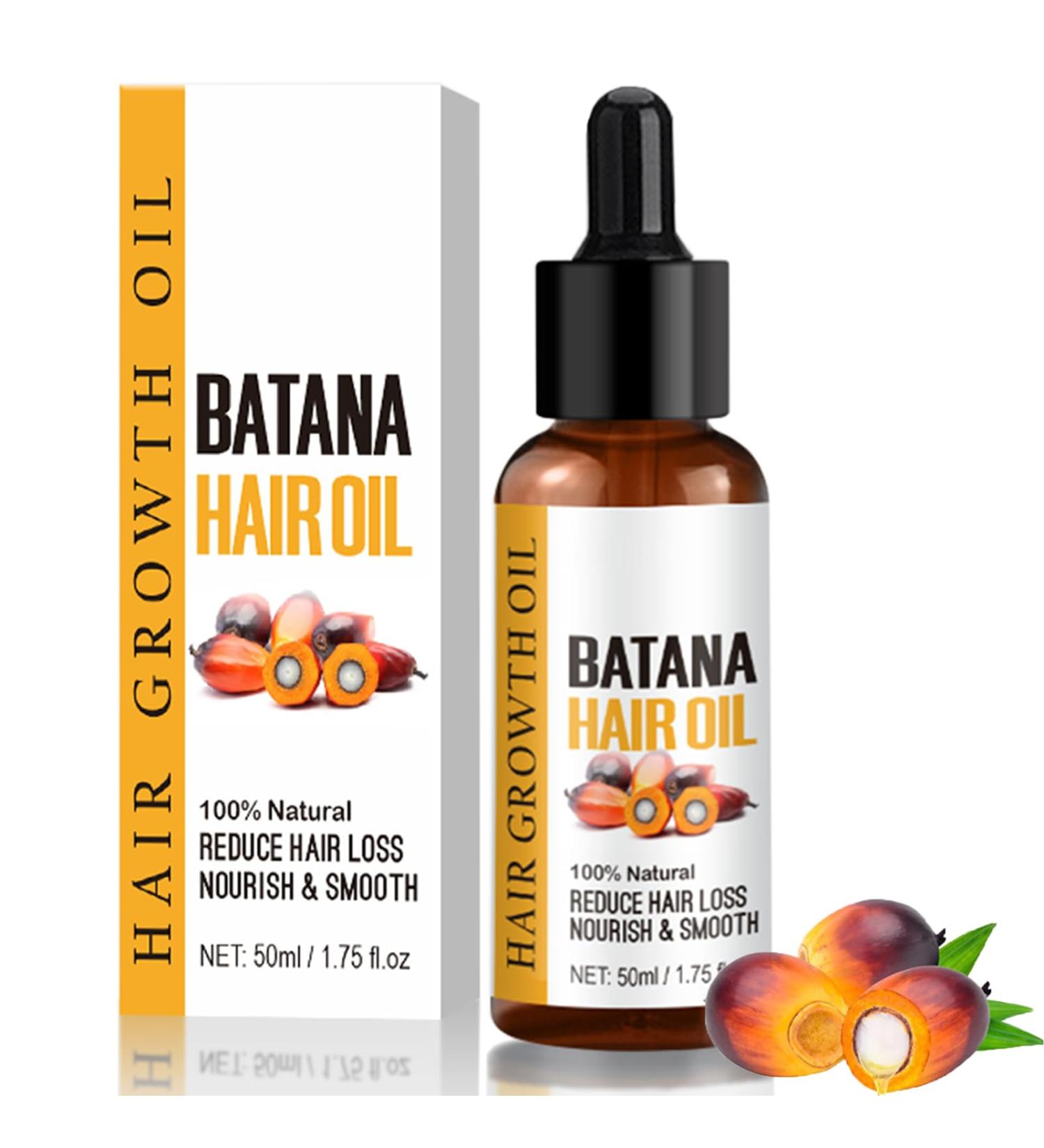Batana Oil for Hair Growth - Batana Oil - 100% Natural - Repair Damaged Hair Nourishes Thin Hair Scalp Skin and Loss Hair Growth Fir for All Hair Types - 50ml (Batana hair oil) - Buy Online on GoSupps.com