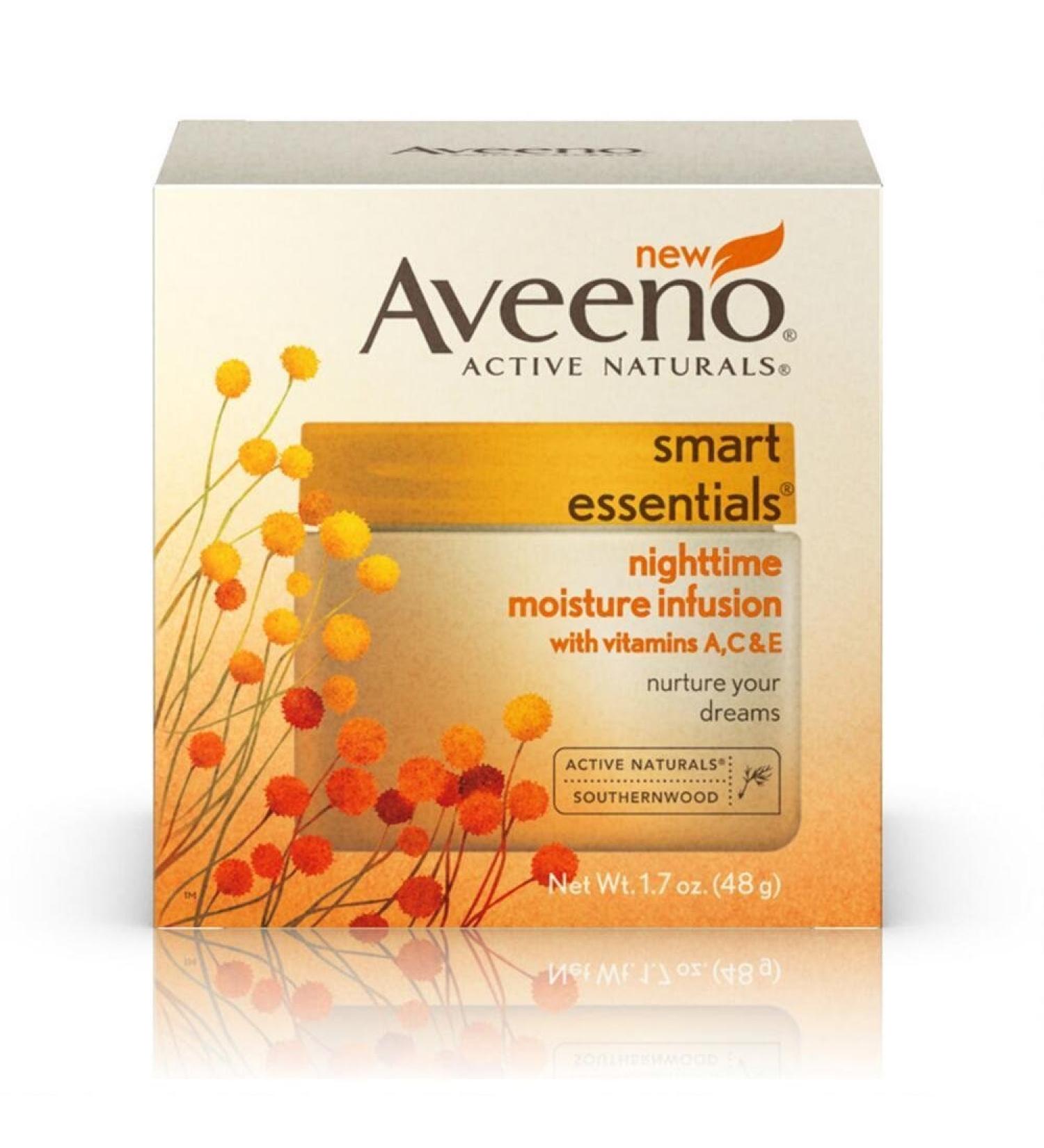 Aveeno Smart Essentials Nighttime Moisture Infusion 1.7-ounces (2 Pack)
