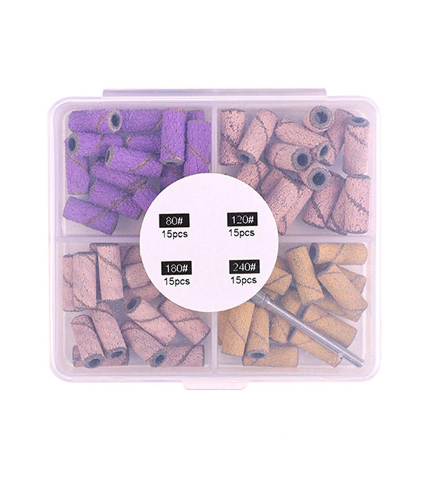 YOXIER Manicure Pedicure Tools Nail Shaping Set with Precision 1 Box Professional Drill Bit for Precise Polishing Gel Manicures F