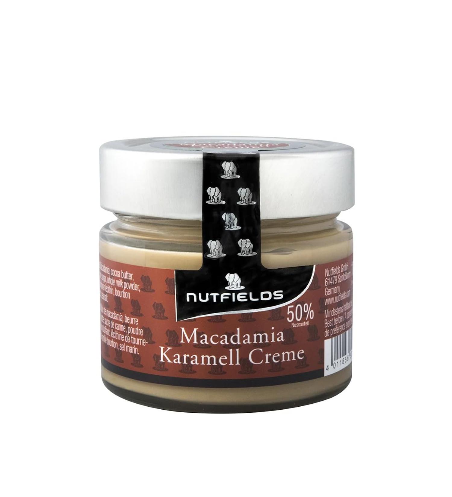 Nutfields Macadamia Caramel Cream | 50% Macadamia | 175g Pack - Gourmet International Shipping - Buy Online on GoSupps.com