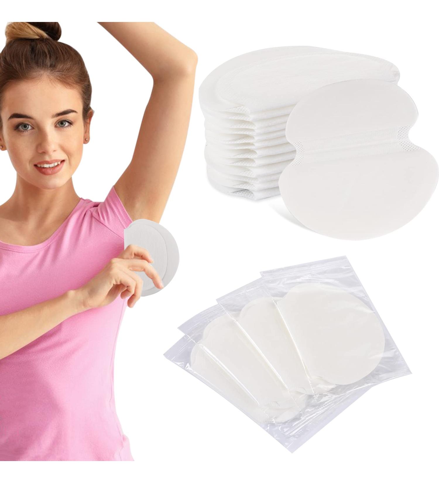 60 Pcs Pure Cotton Armpit Sweat Pads for Women and Men - Disposable, Comfortable, Extra Adhesive - Sweat Absorption - Non Visible - Unflavored - Buy Online on GoSupps.com