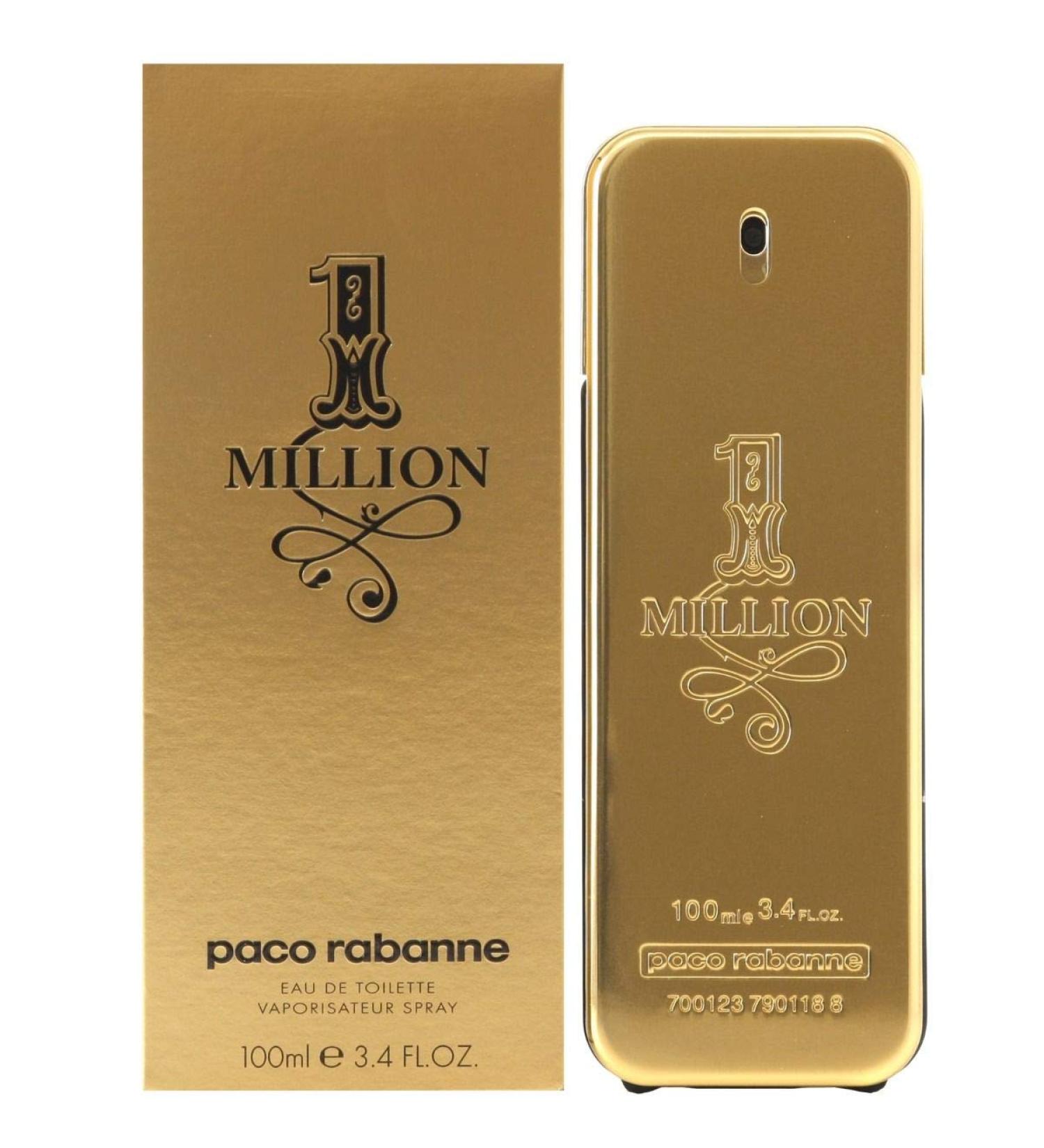 Paco Rabanne 1 Million for Men 3.4 Fl Oz - Cinnamon Mint Orange Scent - Buy Online on GoSupps.com