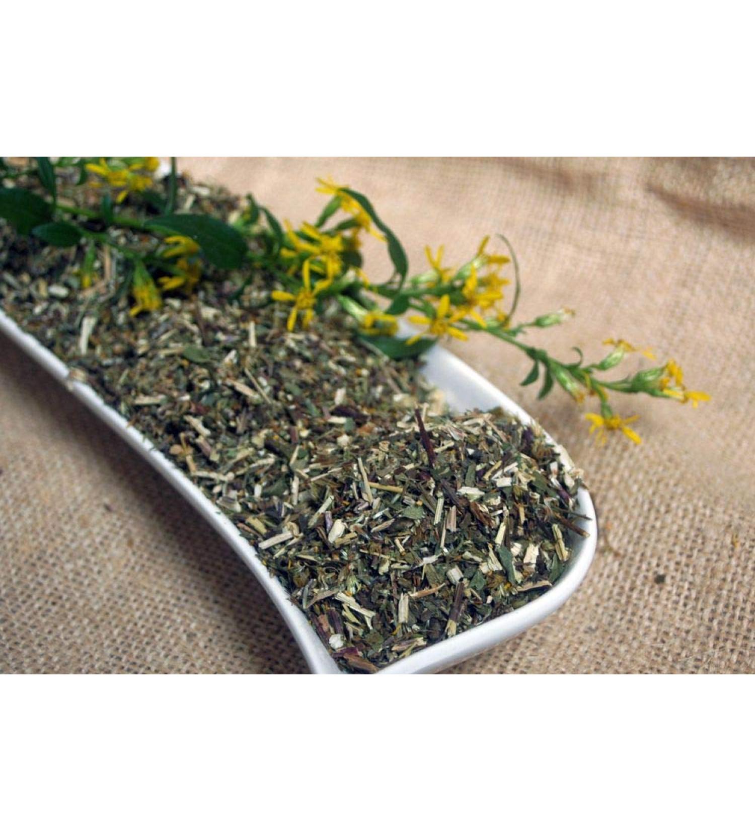 Krauterino24 - Goldenrod herb (virgaureae) genuine cut quantity: 100g